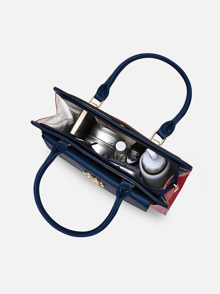 Washington Colourblock Medium Satchel Bag