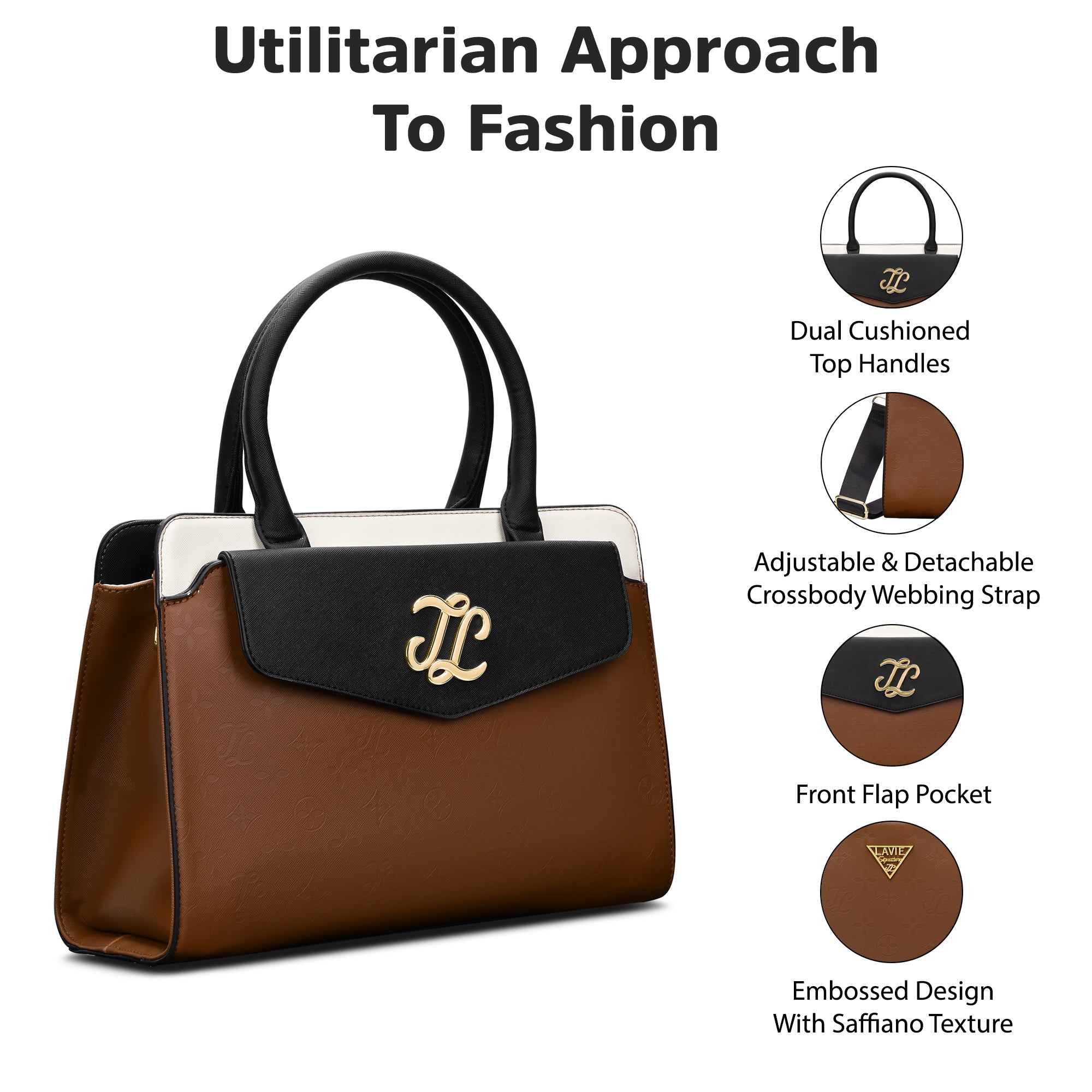 Washington Colourblock Medium Satchel Bag
