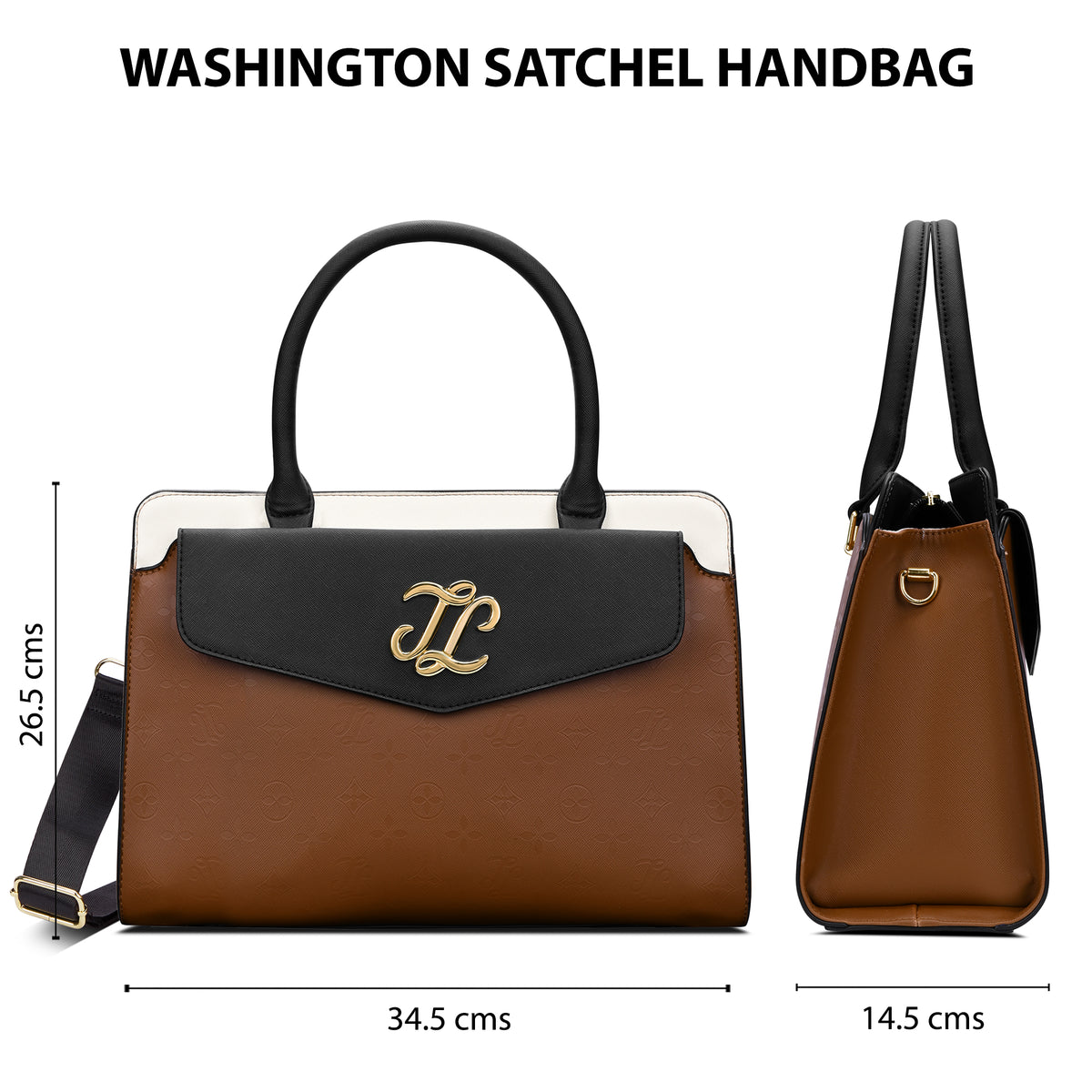 Washington Colourblock Medium Satchel Bag