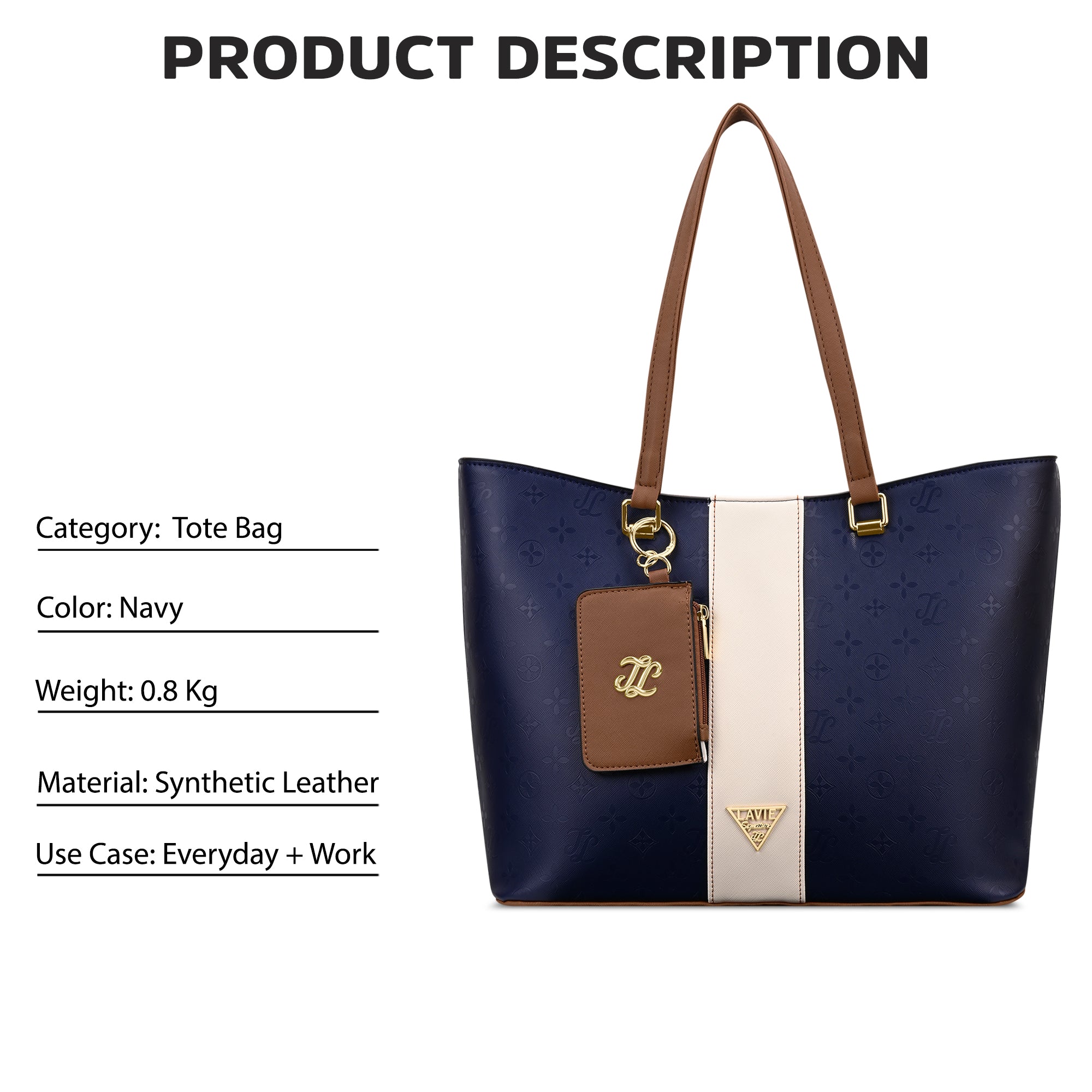 Edison Colourblock Large Tote Bag Bag