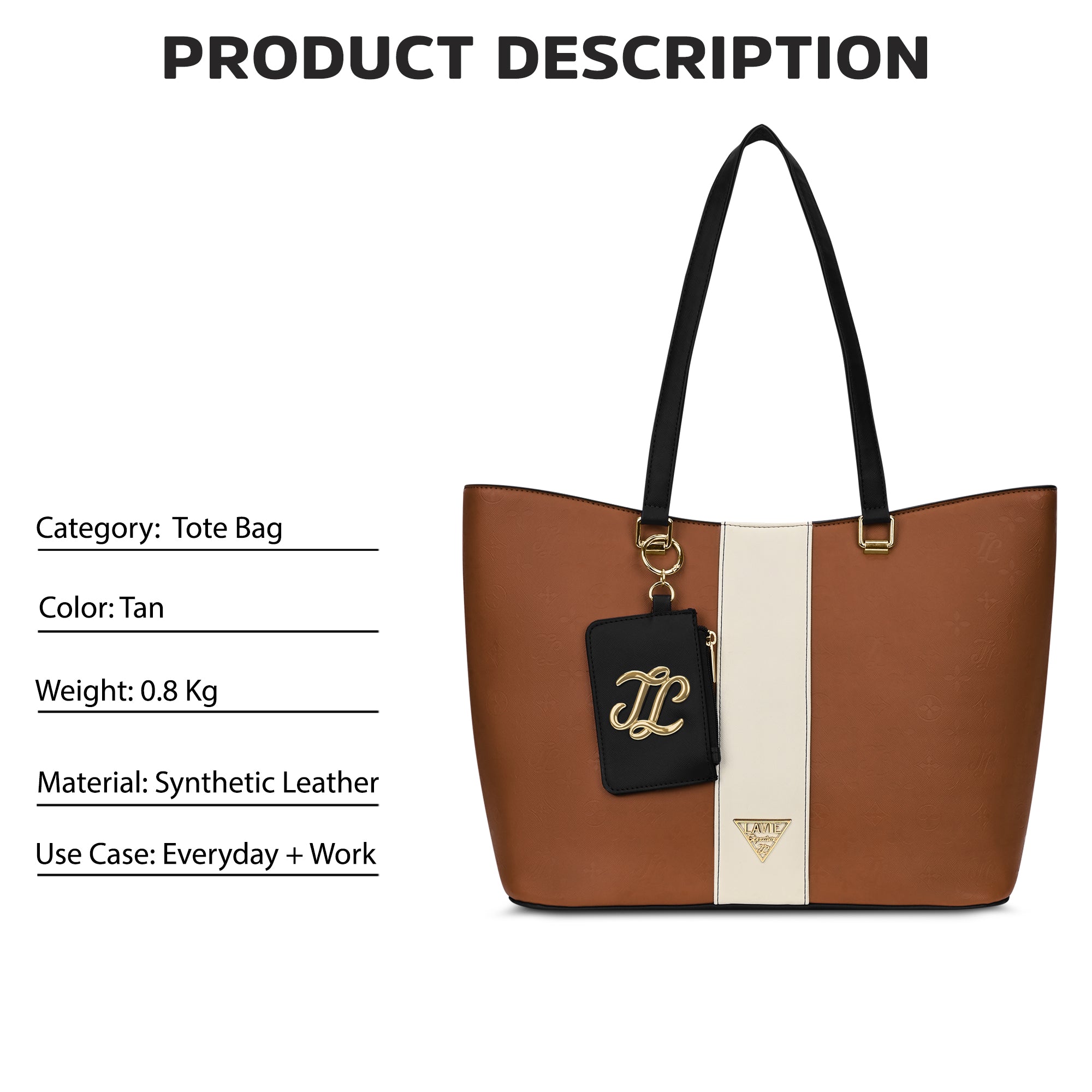 Edison Colourblock Large Tote Bag Bag