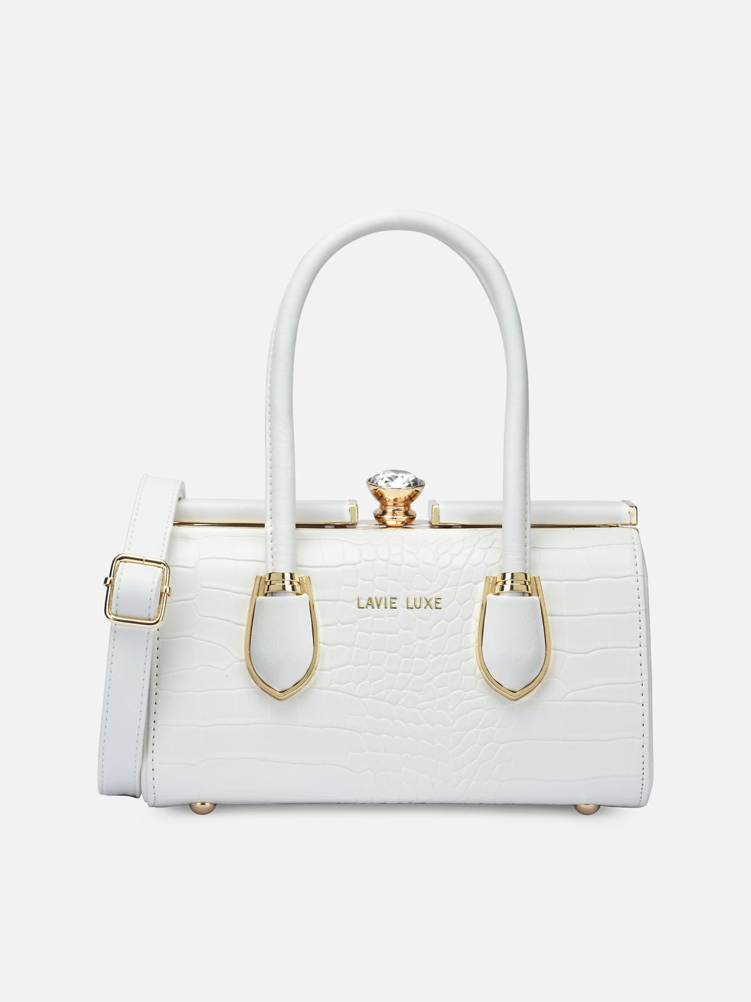 Dazzle Small White Handbag