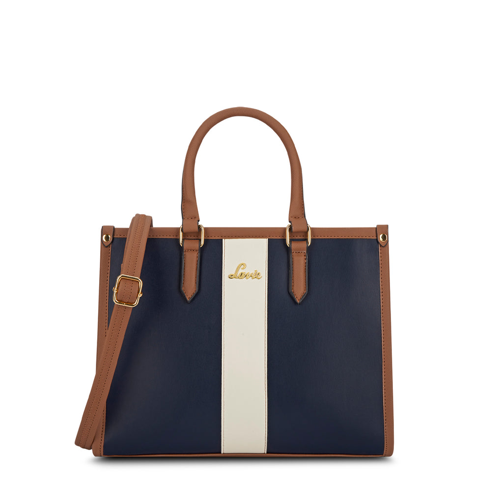 Elissa Colourblock Large Satchel Bag