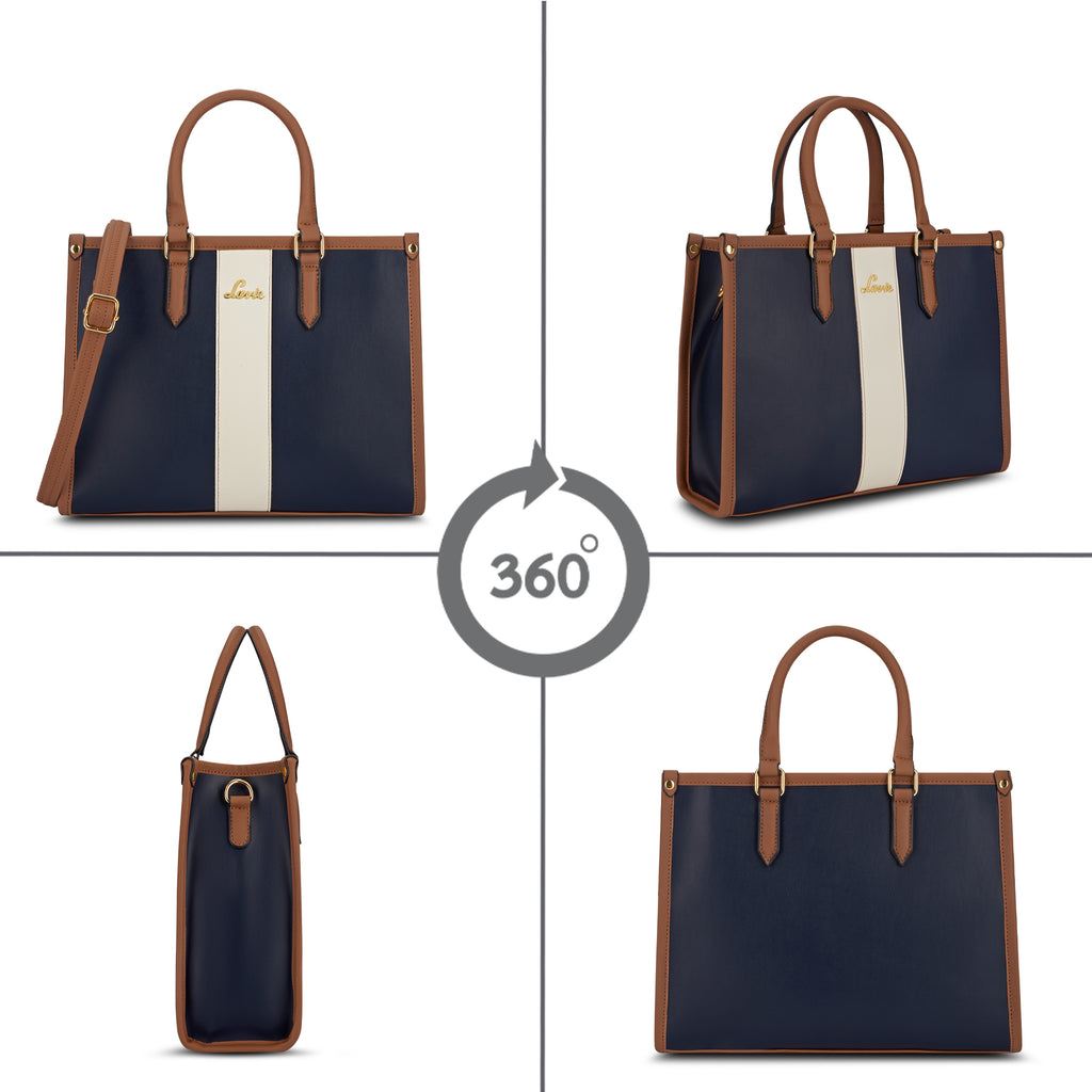 Elissa Colourblock Large Satchel Bag