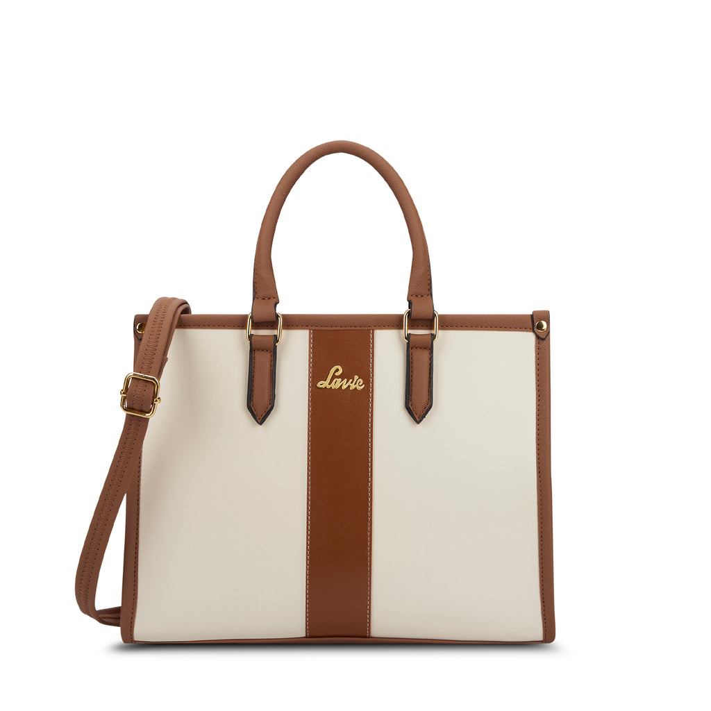 Elissa Colourblock Large Satchel Bag