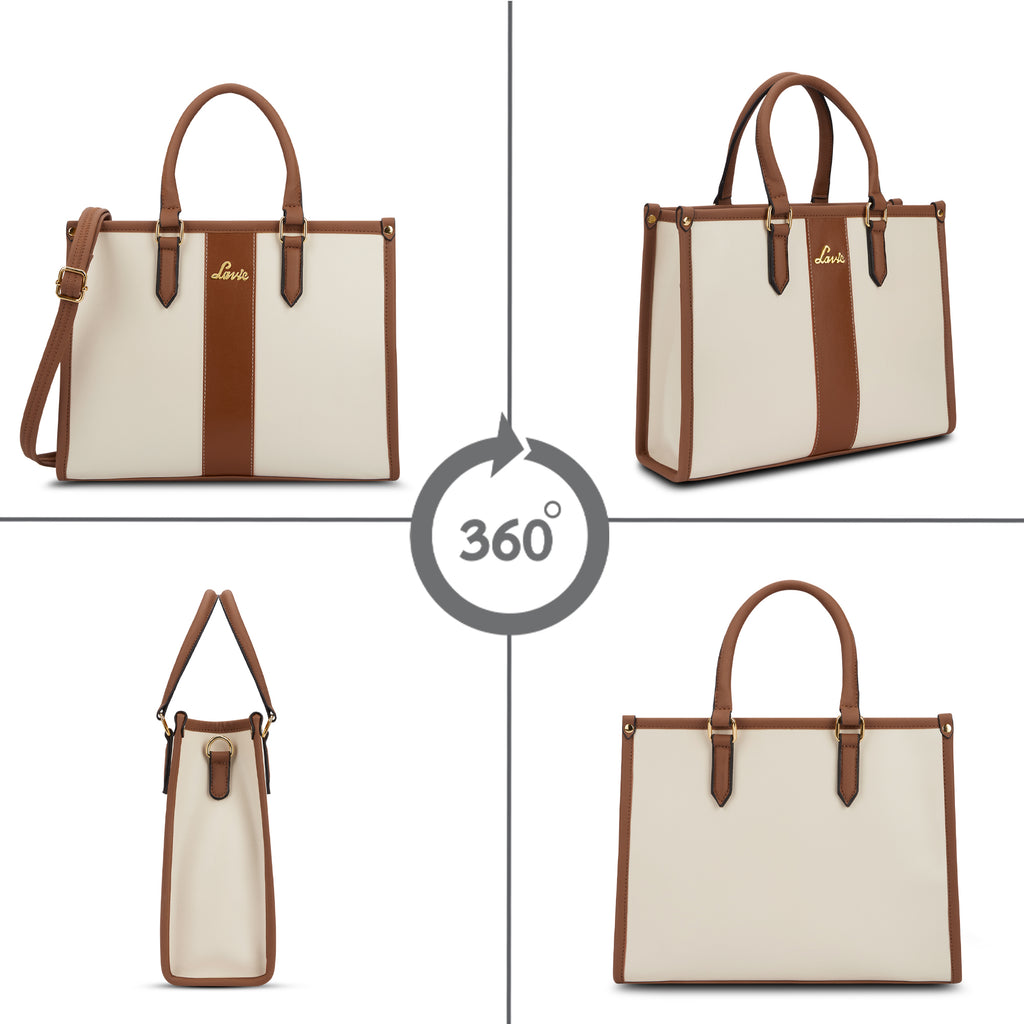 Elissa Colourblock Large Satchel Bag