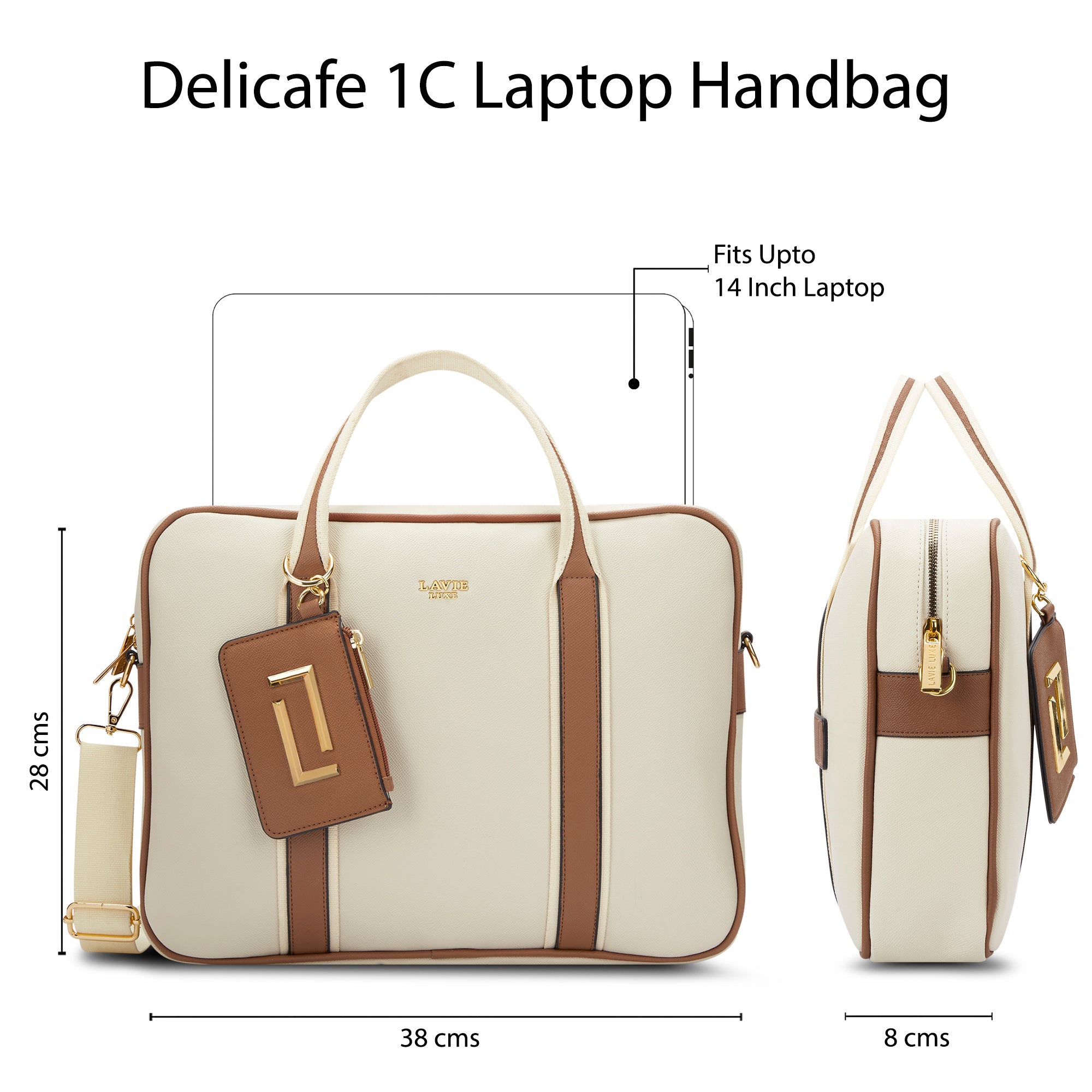 Delicaff 1 Compartment Large Laptop Bag