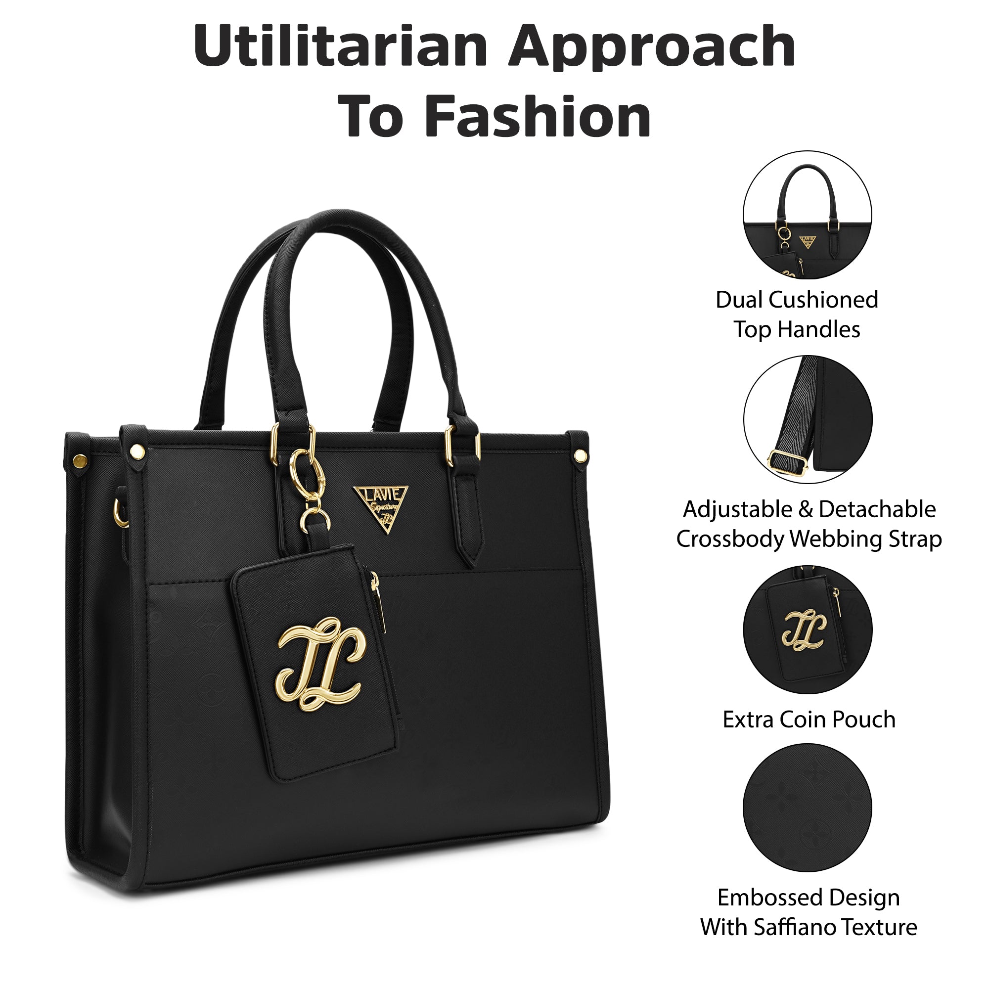 Ithaca Colourblock Medium Tote Bag