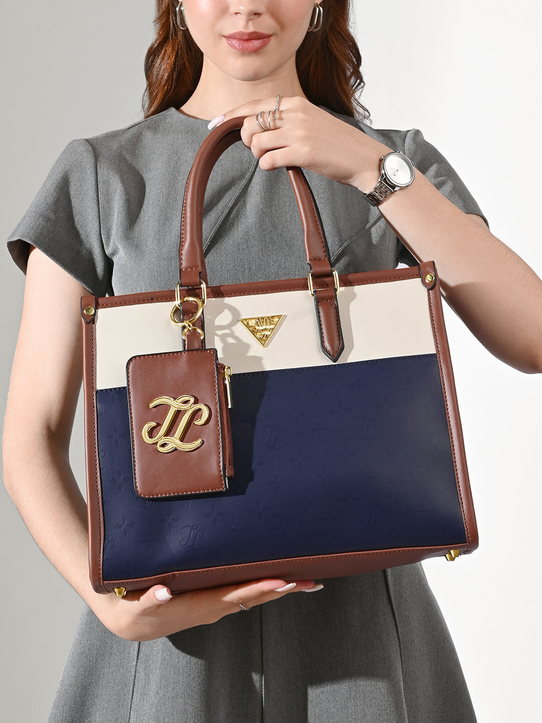 Ithaca Colourblock Medium Tote Bag