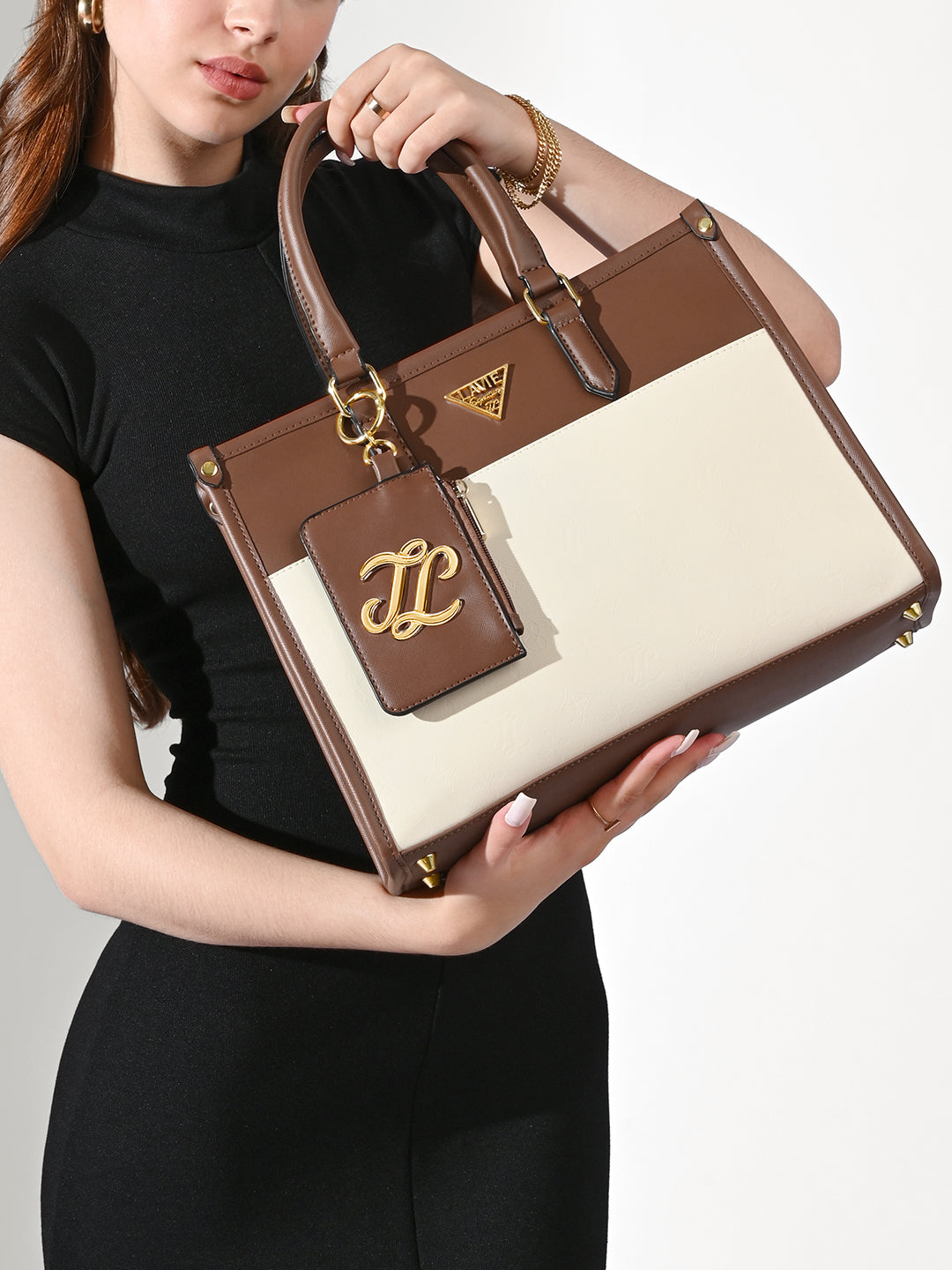 Ithaca Colourblock Medium Tote Bag