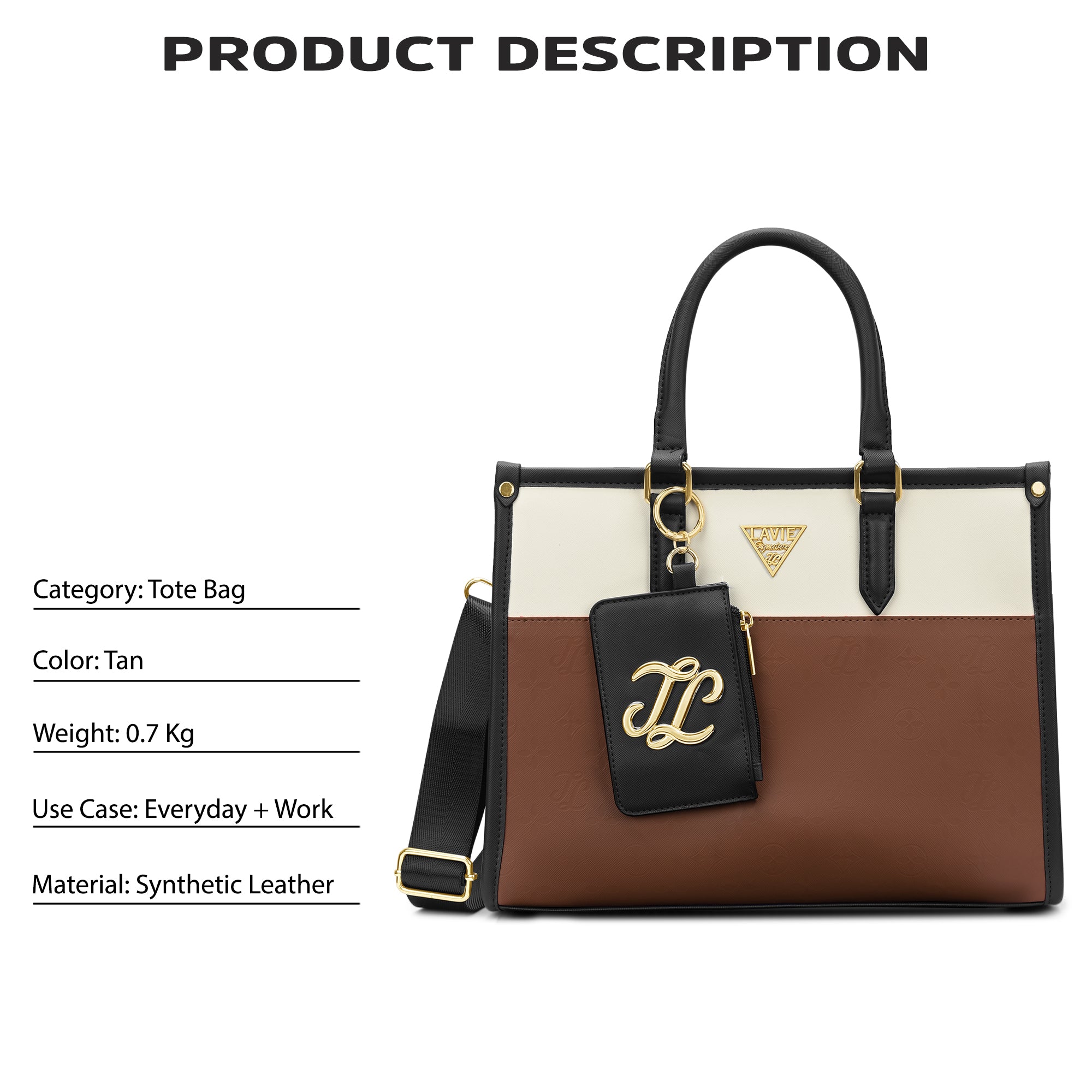 Ithaca Colourblock Medium Tote Bag