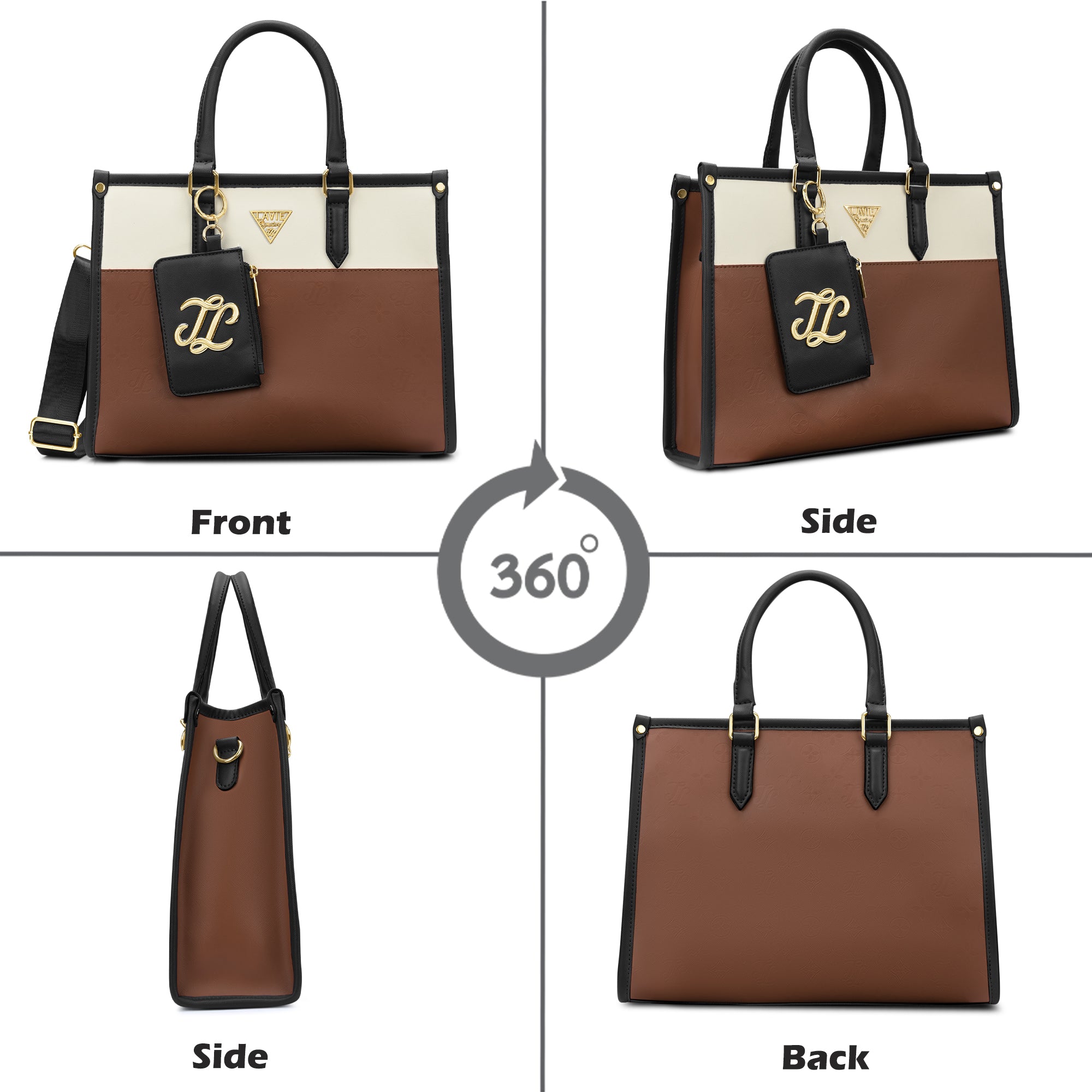 Ithaca Colourblock Medium Tote Bag