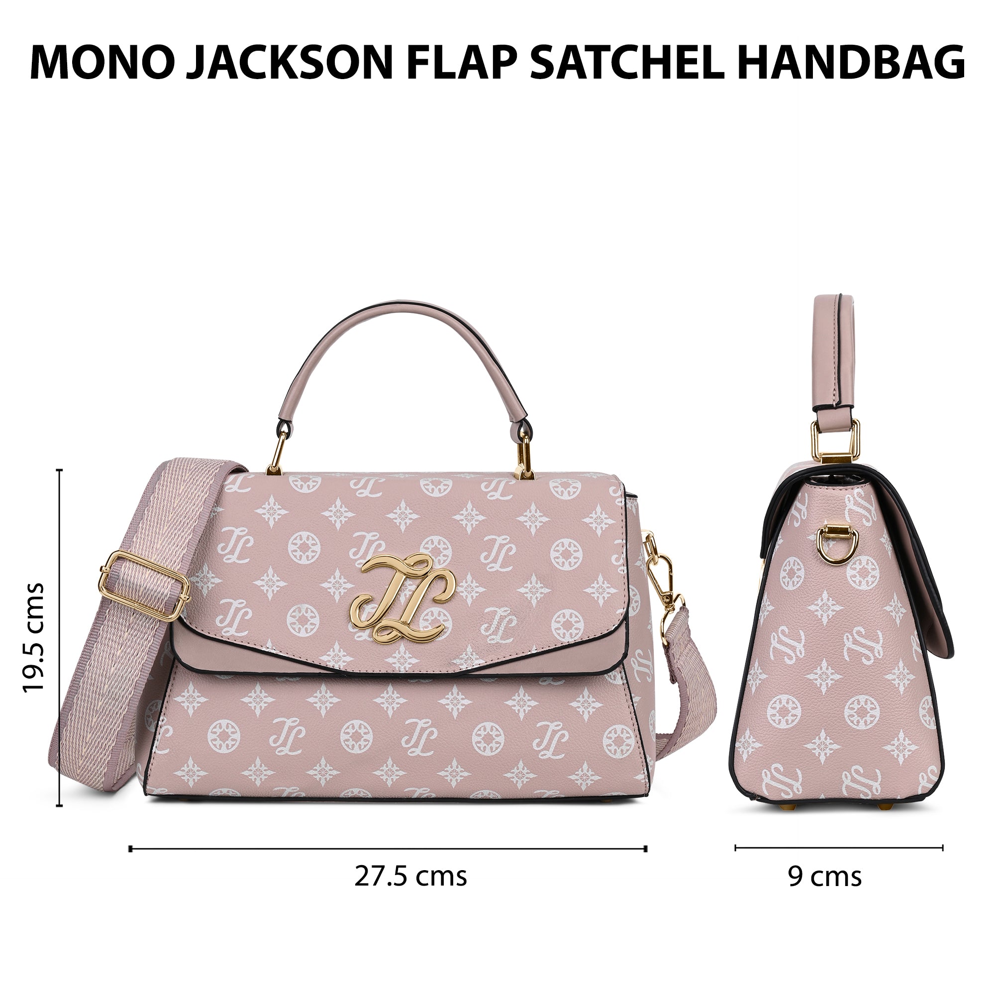 Mono Jackson Flap Large Satchel Bag