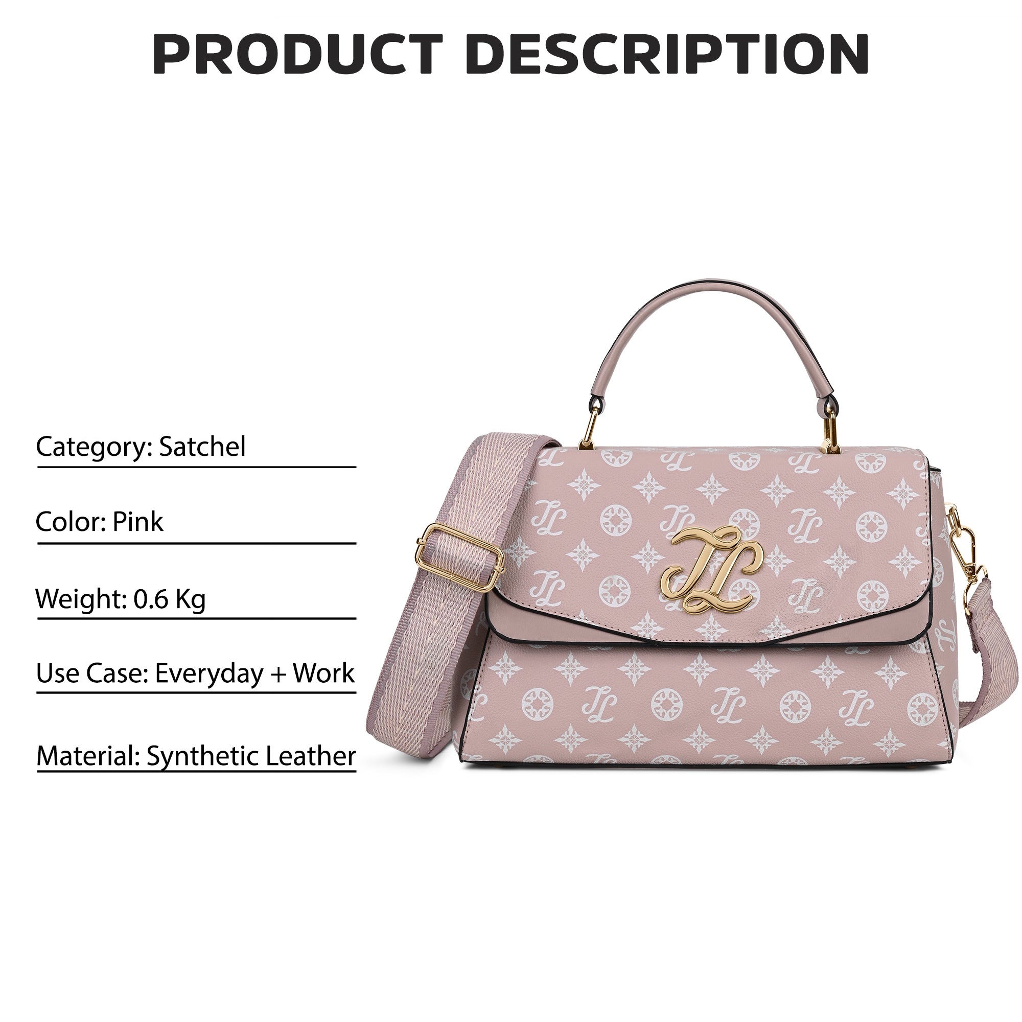 Mono Jackson Flap Large Satchel Bag