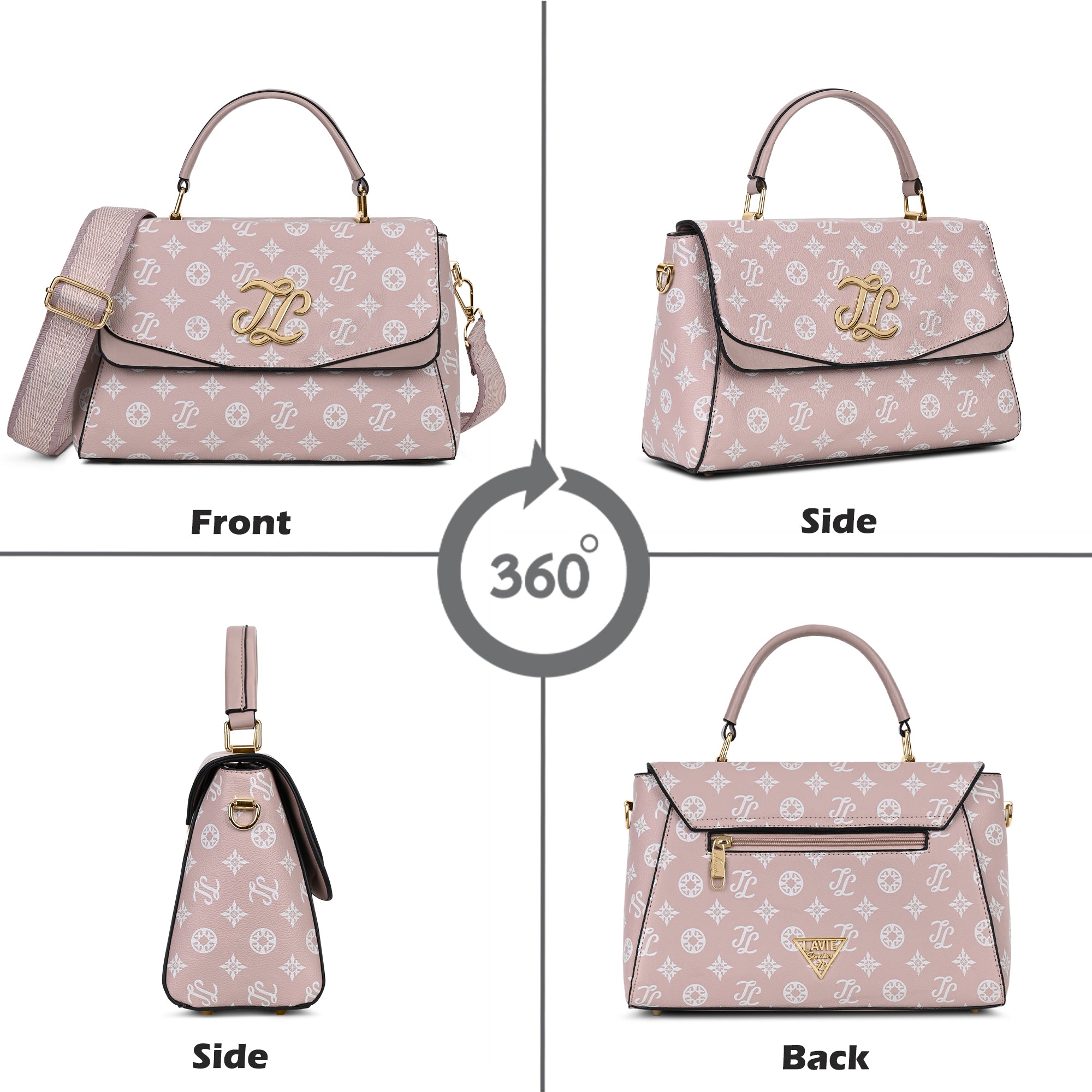 Mono Jackson Flap Large Satchel Bag