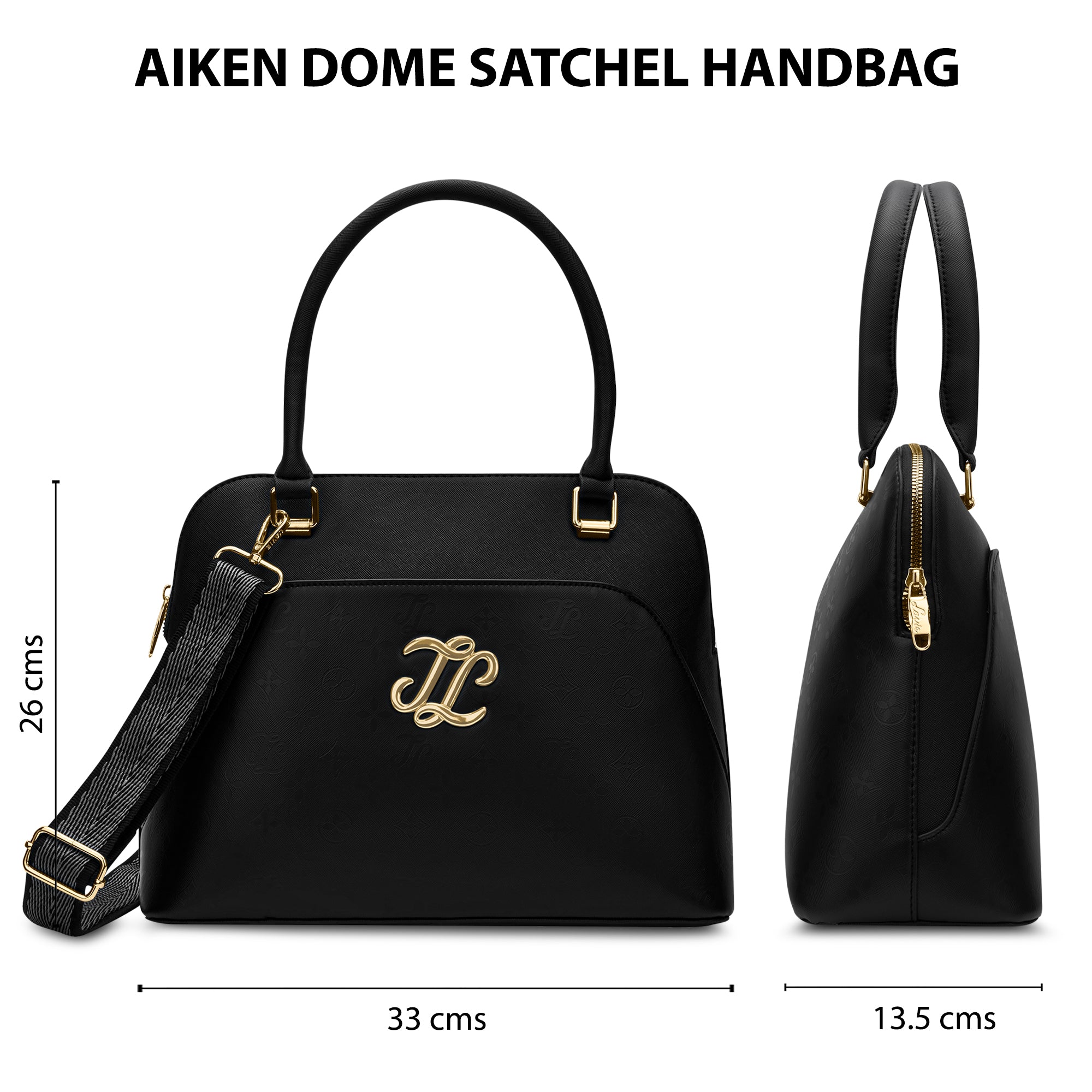 Aiken Colourblock Dome Medium Satchel Bag
