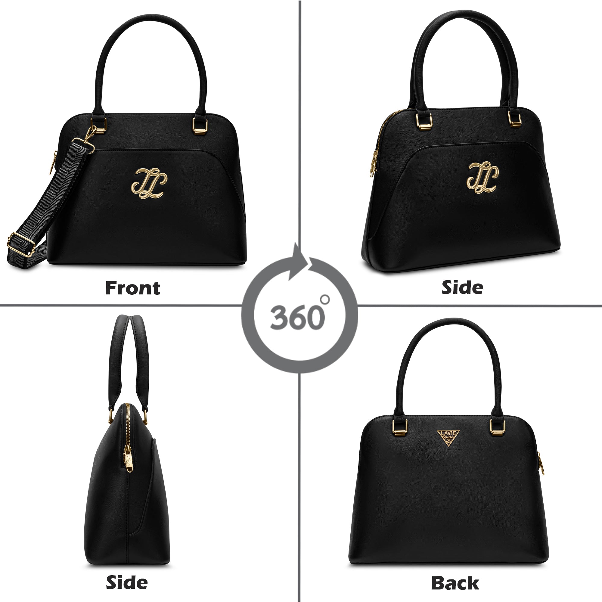 Aiken Colourblock Dome Medium Satchel Bag