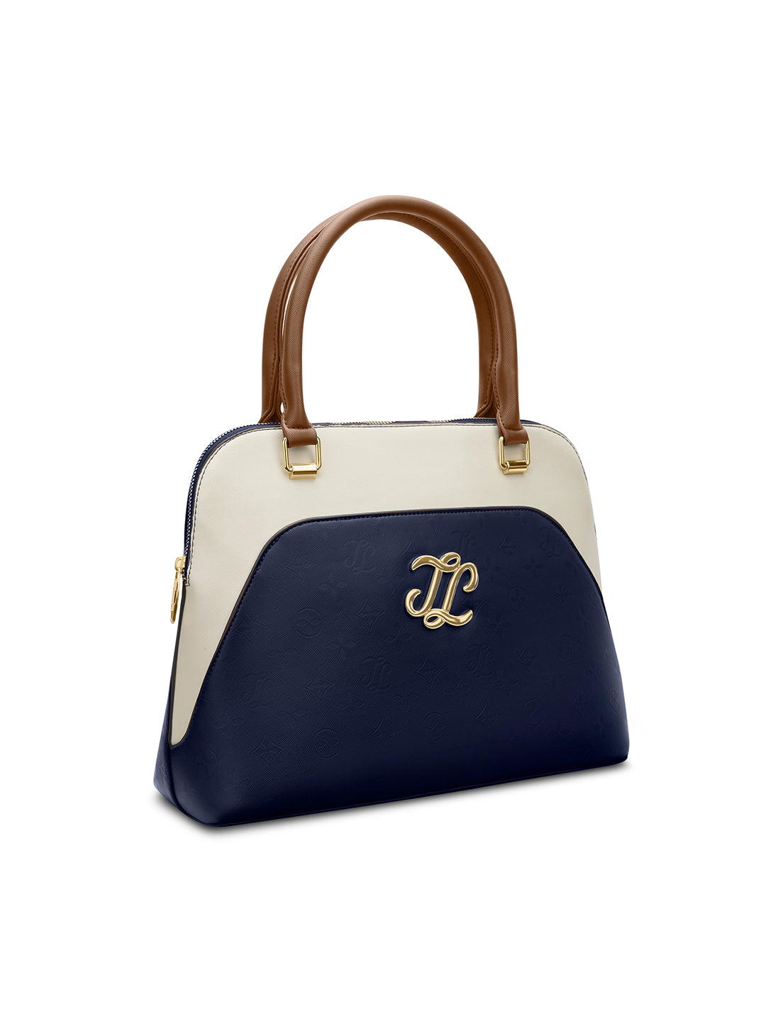 Aiken Colourblock Dome Medium Satchel Bag