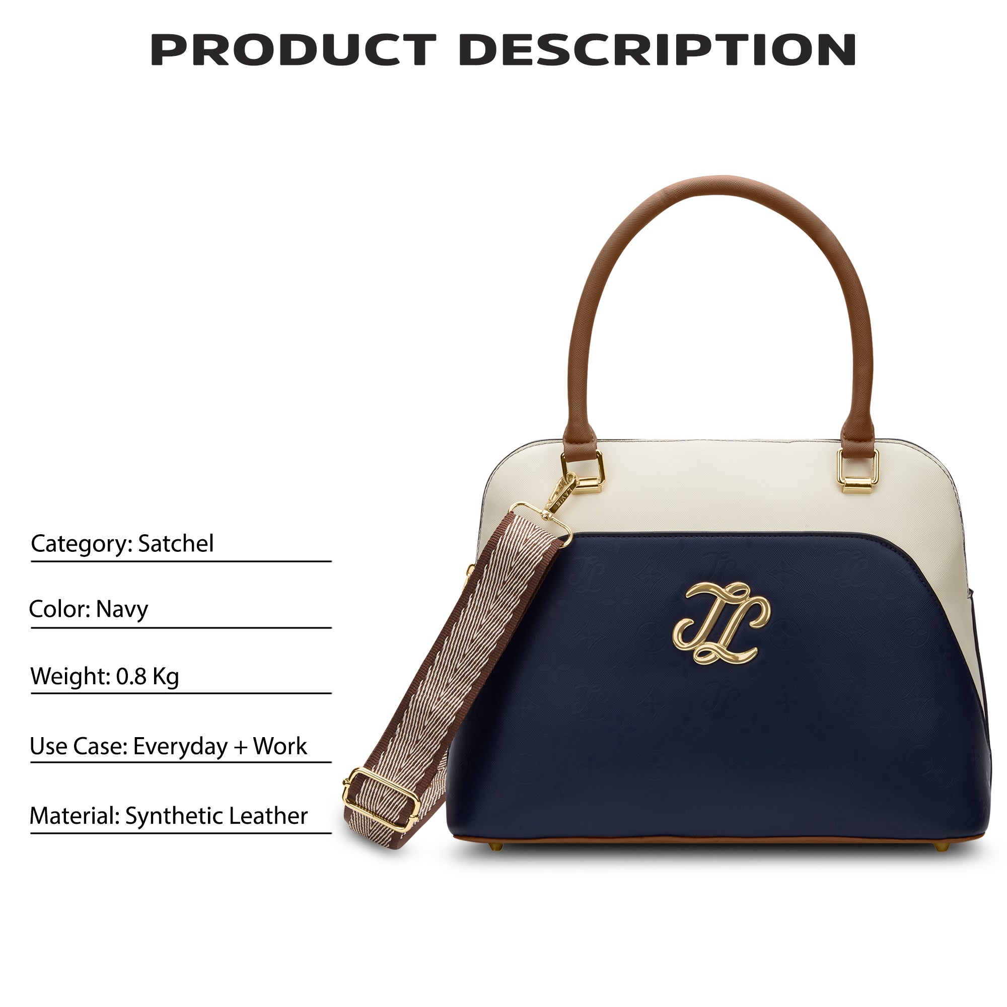 Aiken Colourblock Dome Medium Satchel Bag