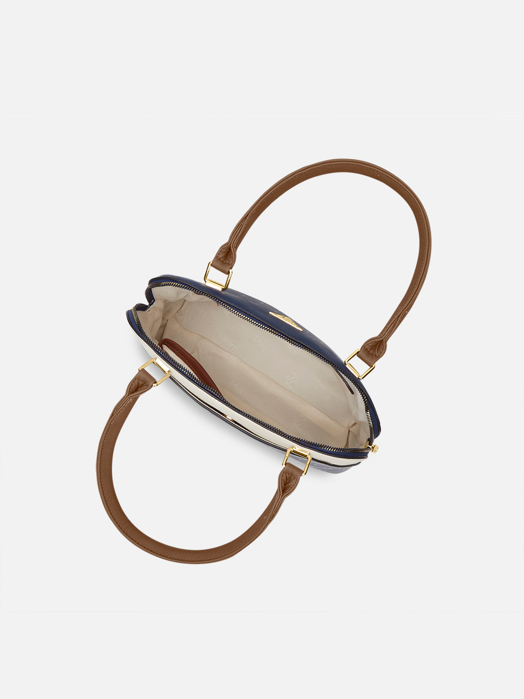 Aiken Colourblock Dome Medium Satchel Bag