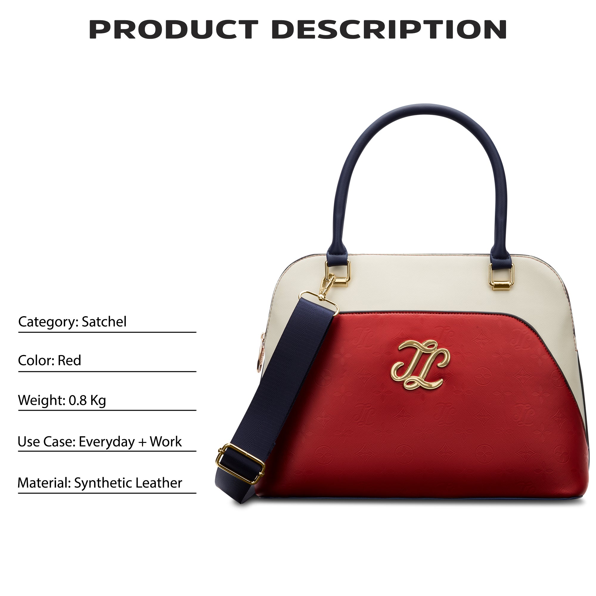 Aiken Colourblock Dome Medium Satchel Bag