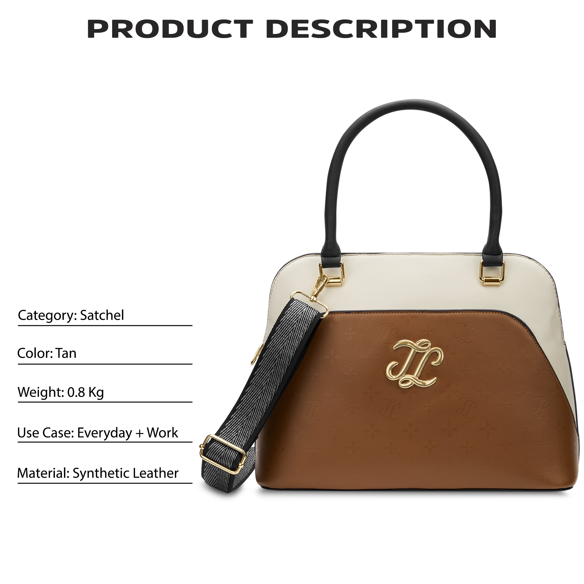 Aiken Colourblock Dome Medium Satchel Bag