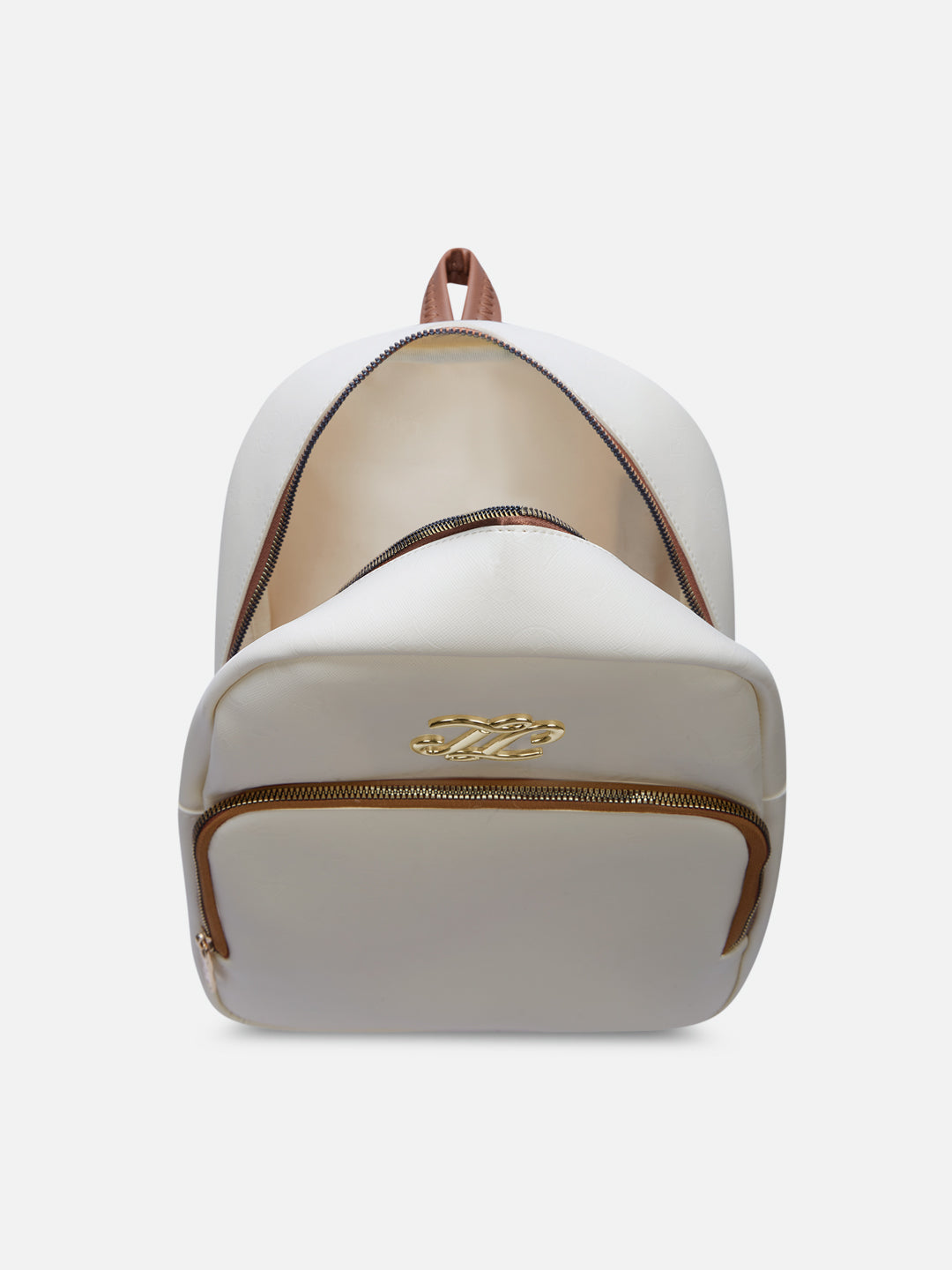 Colourblock Conway Medium Backpack Off White