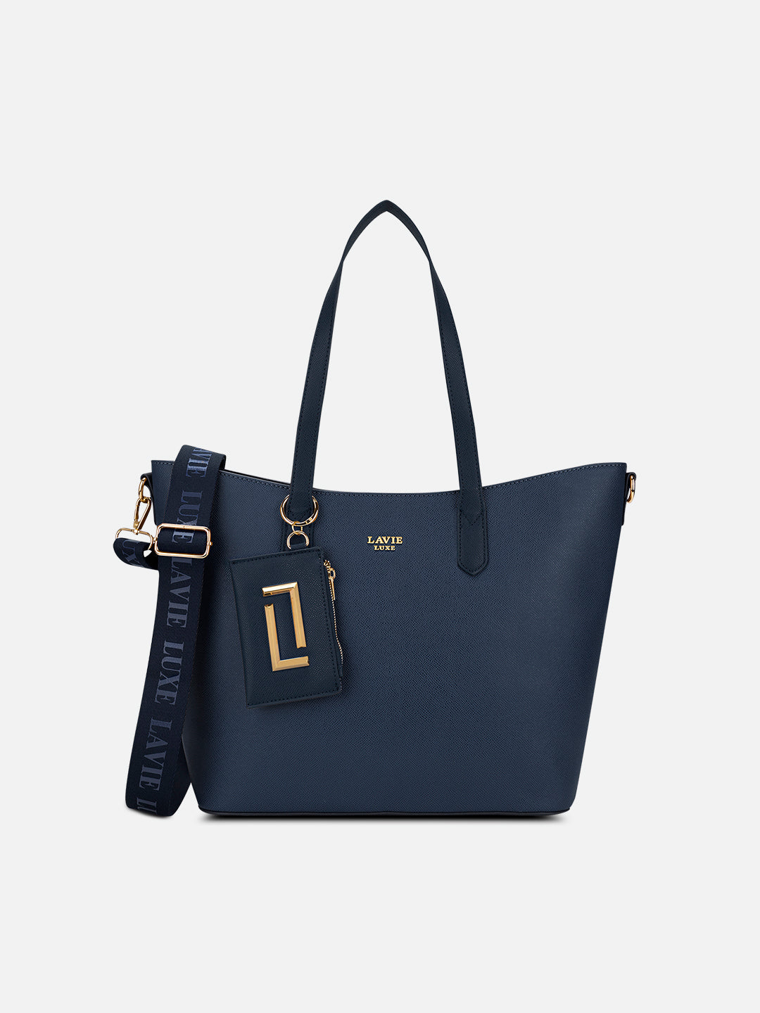 Duo Hailey Large Navy Tote Bag