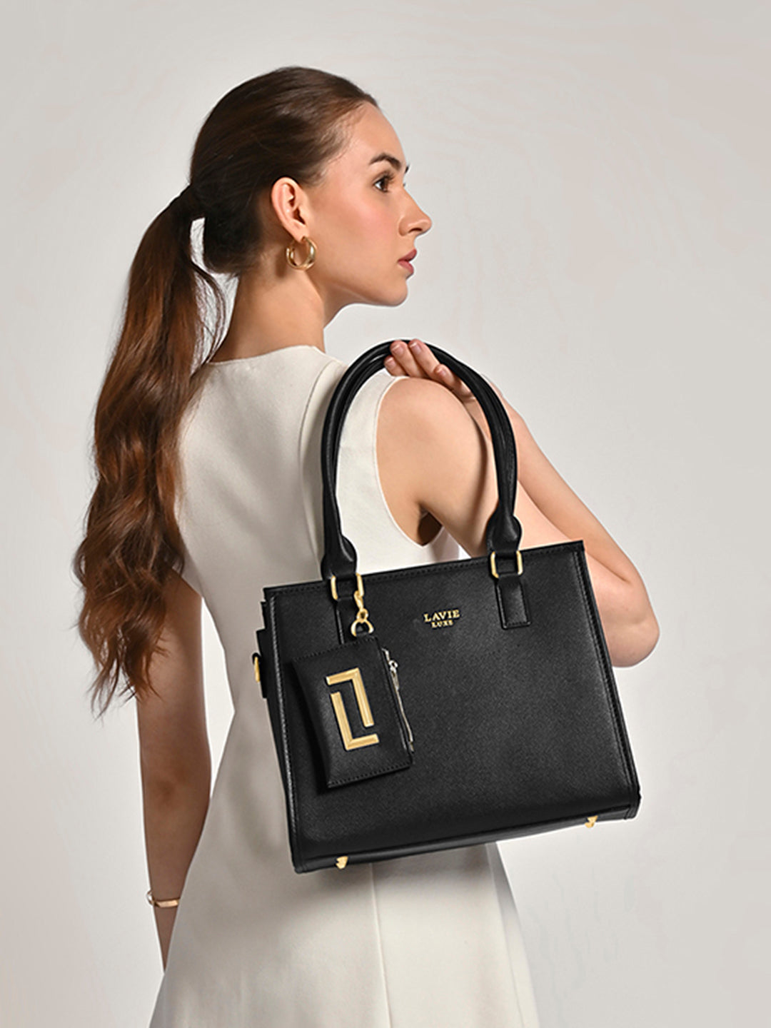 Duo Quad Medium Satchel Bag