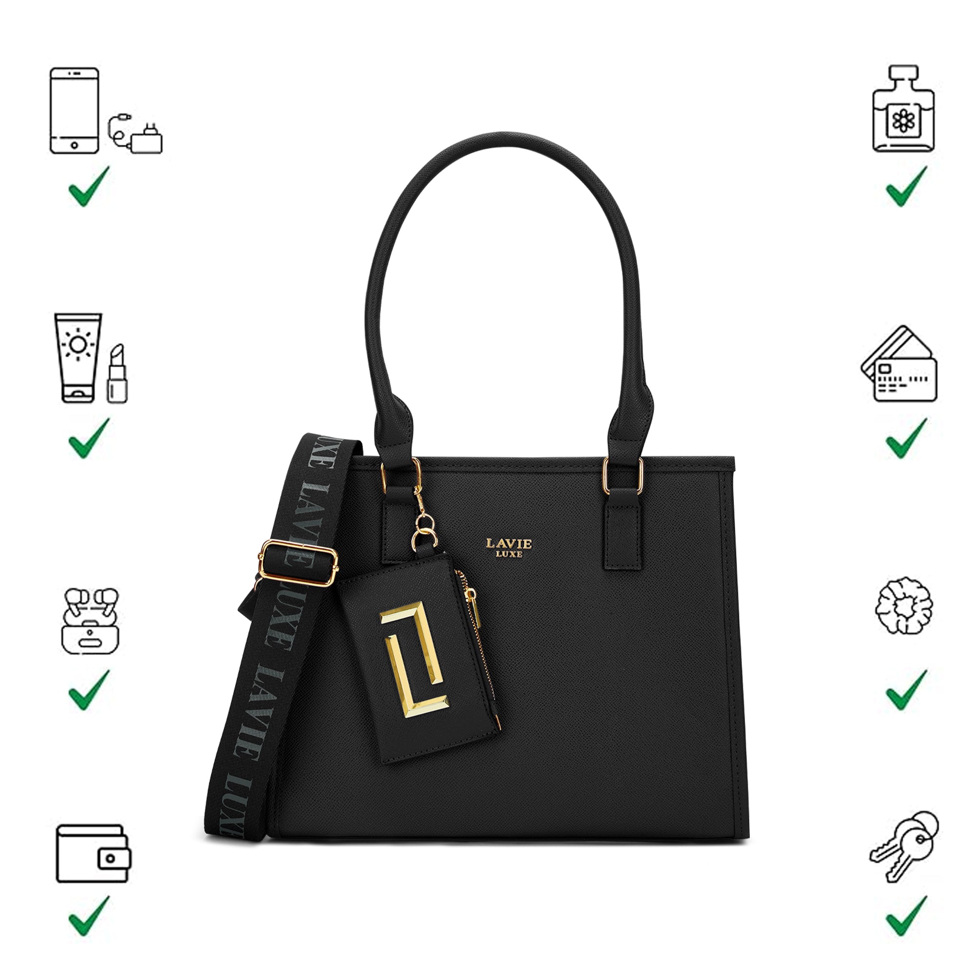 Duo Quad Medium Satchel Bag