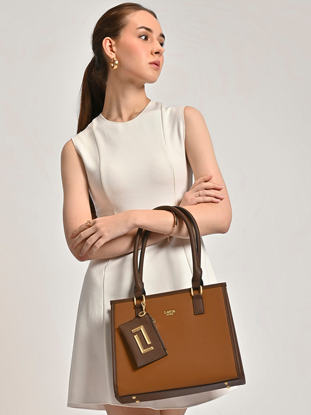 Duo Quad Medium Satchel Bag