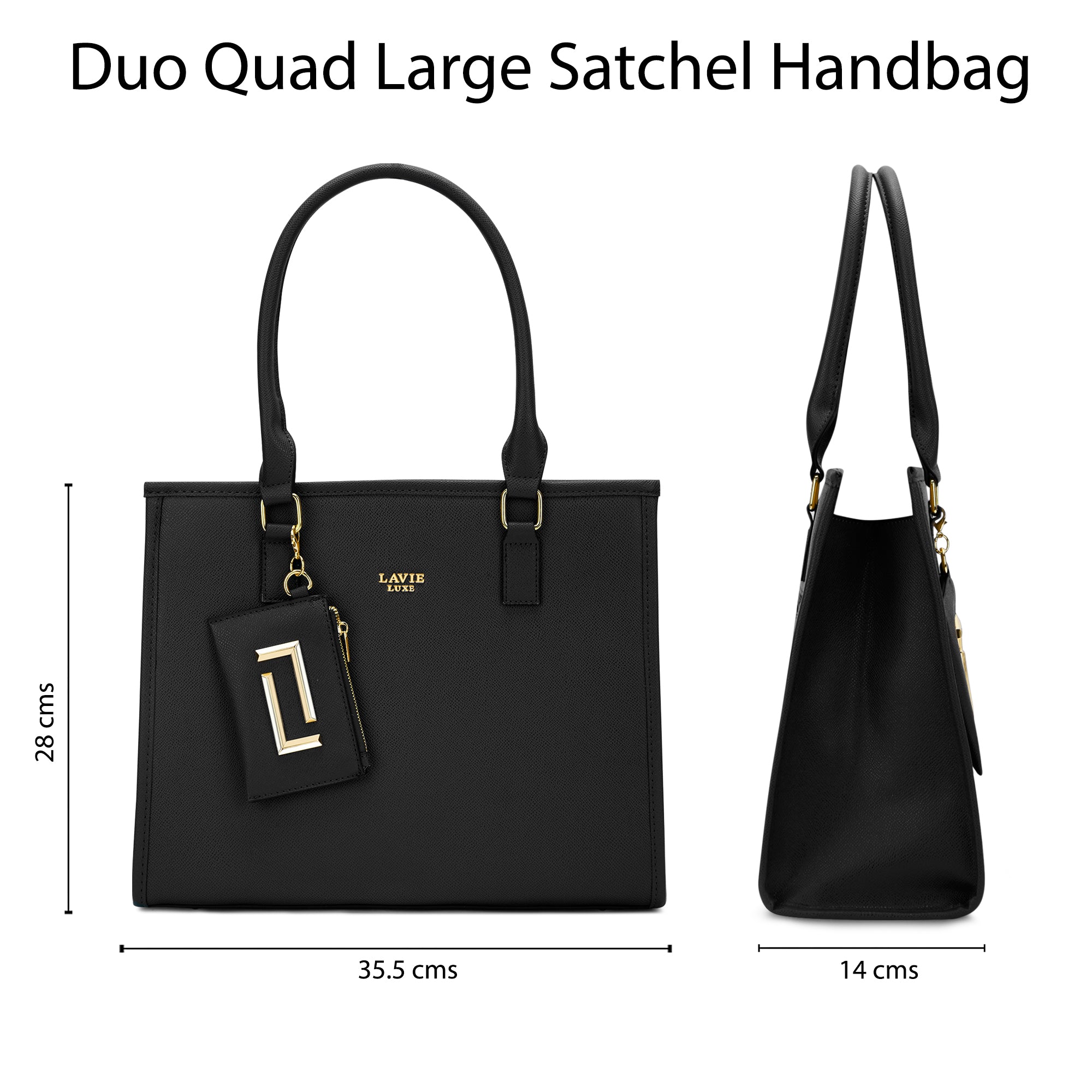 Duo Quad Large Satchel Bag