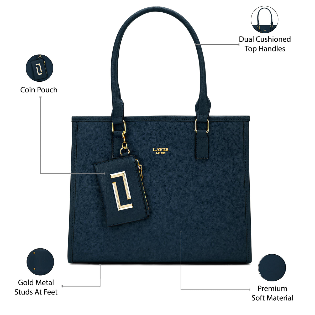 Duo Quad Large Satchel Bag