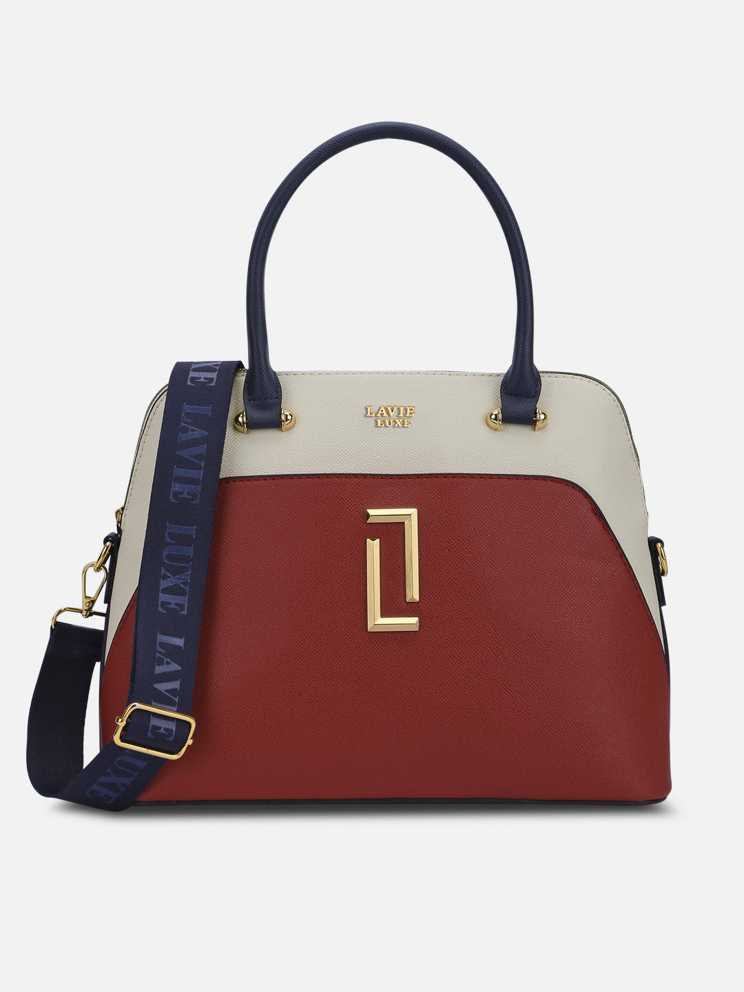 Valle Dome Medium Red Handbag