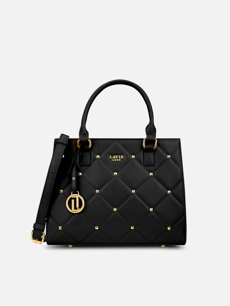 Stud Shelly 25 Medium Satchel Bag