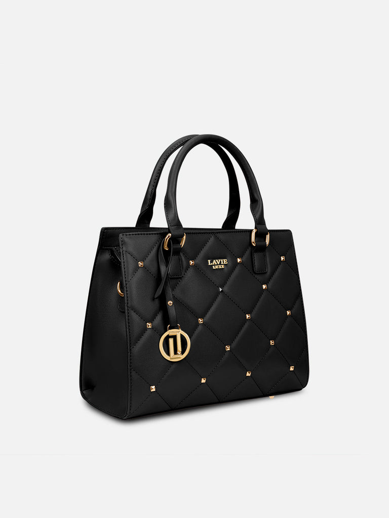 Stud Shelly 25 Medium Satchel Bag