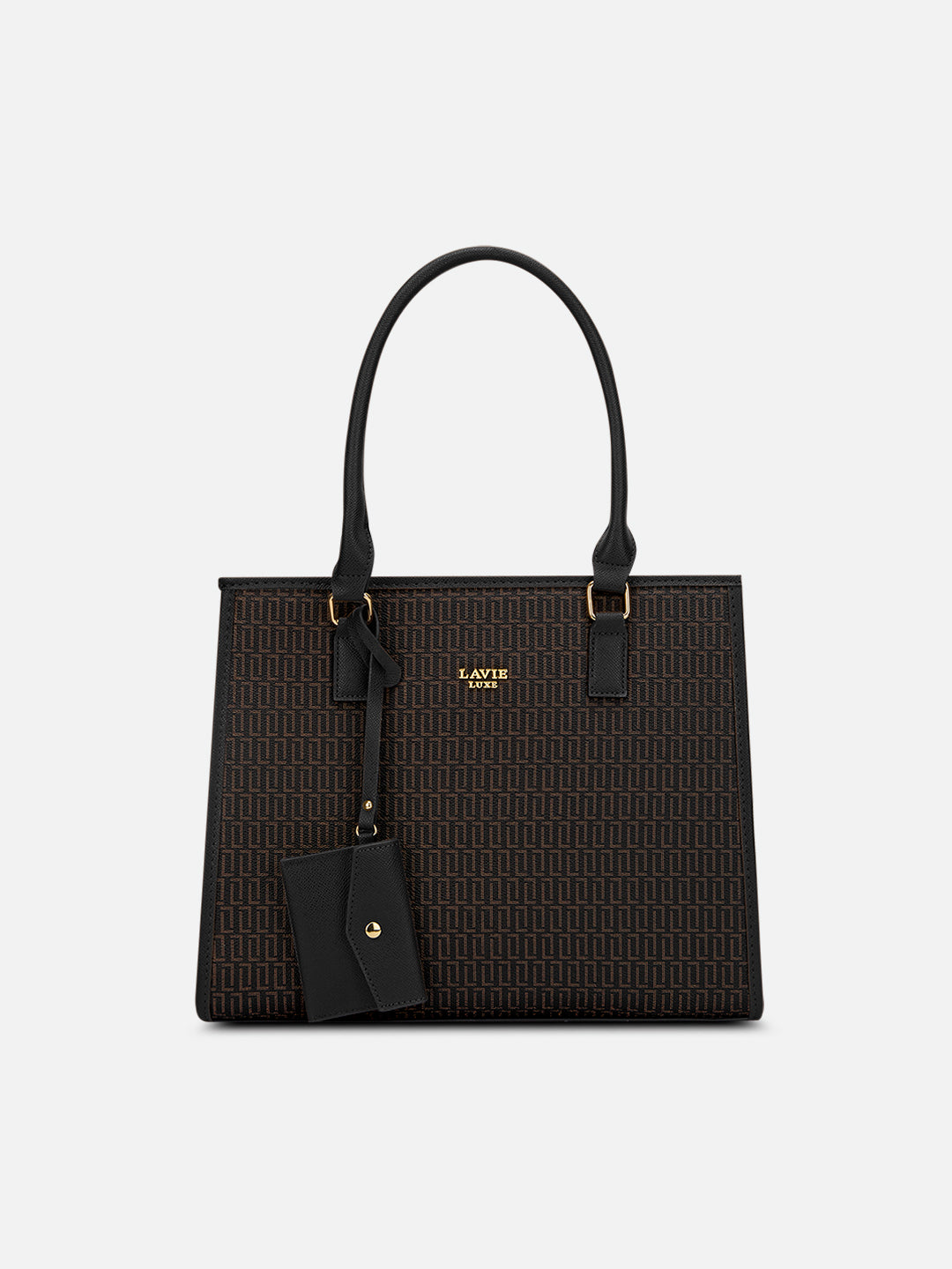 Quad25 Pro Large Choco & Black Laptop Handbag