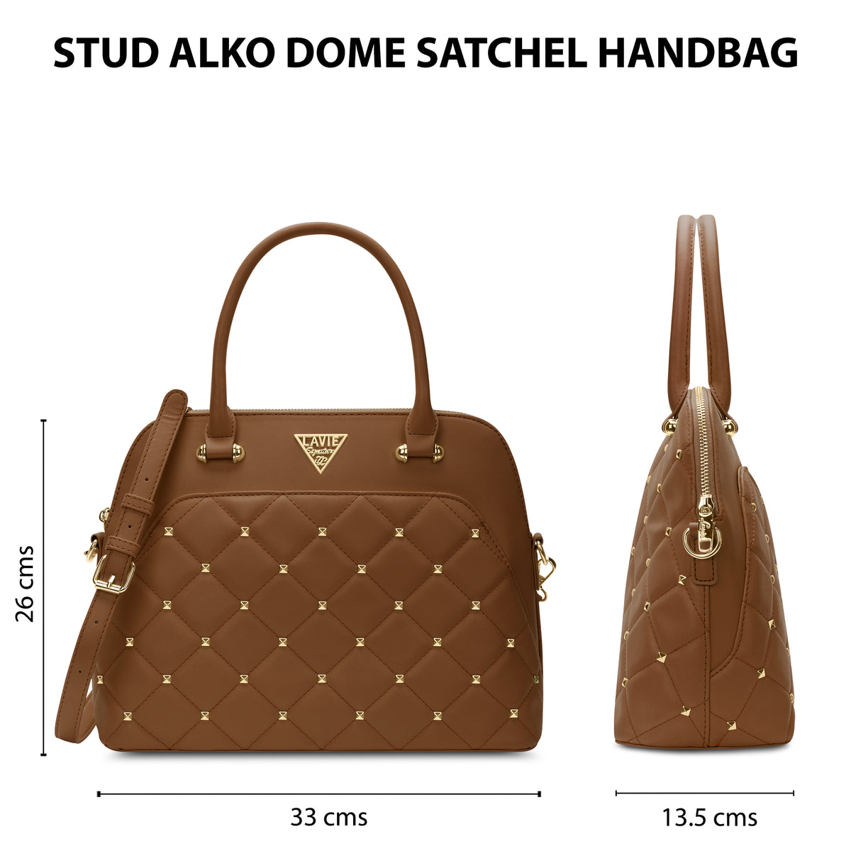 Stud Elko Medium Satchel Bag