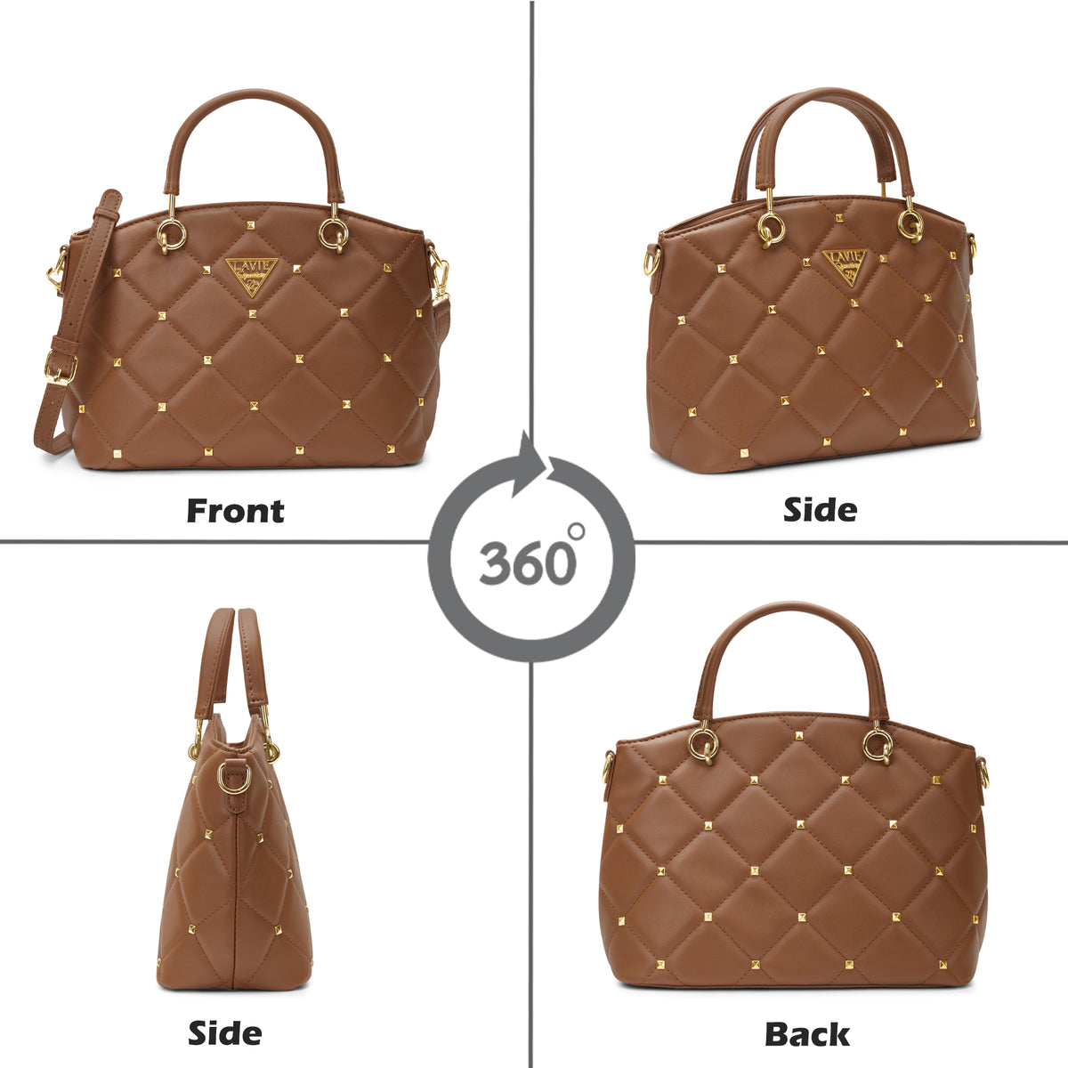 Stud Lima Small Satchel Bag