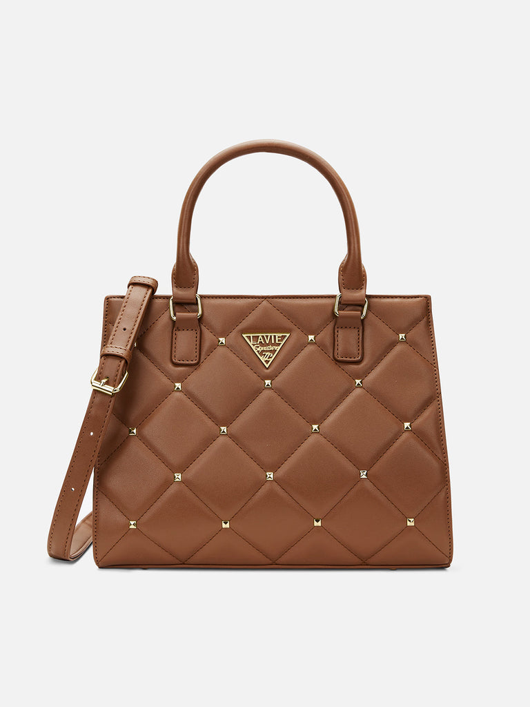 Stud Juno Medium Satchel Bag