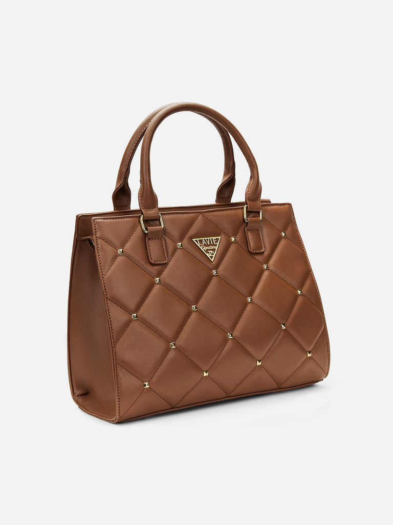 Stud Juno Medium Satchel Bag