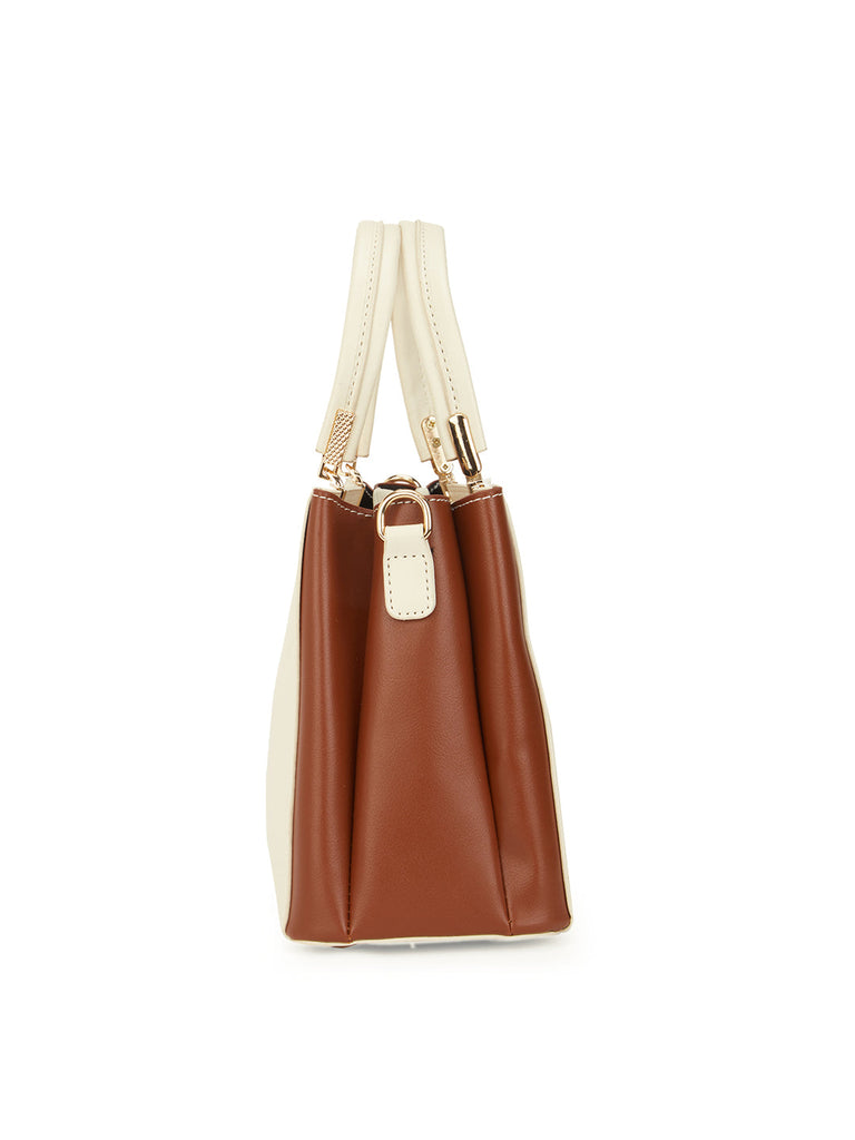 Lancaster 3 Compartment Small Satchel Bag