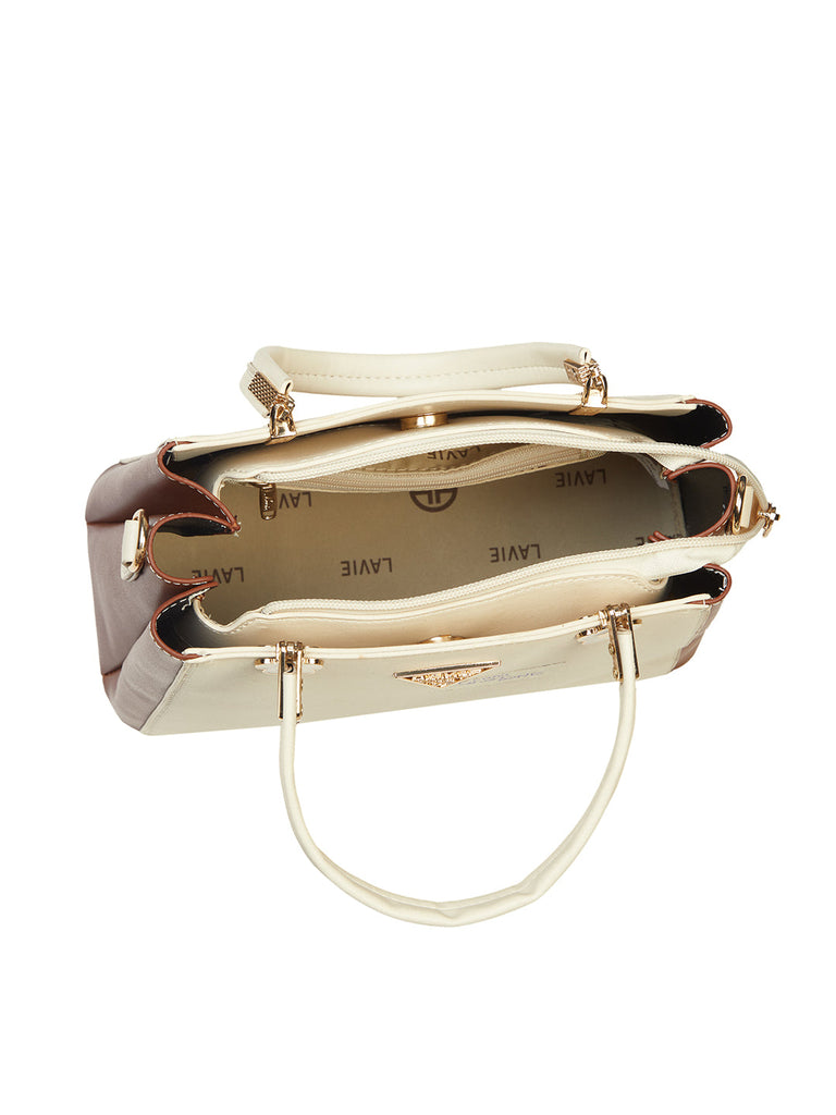 Lancaster 3 Compartment Small Satchel Bag
