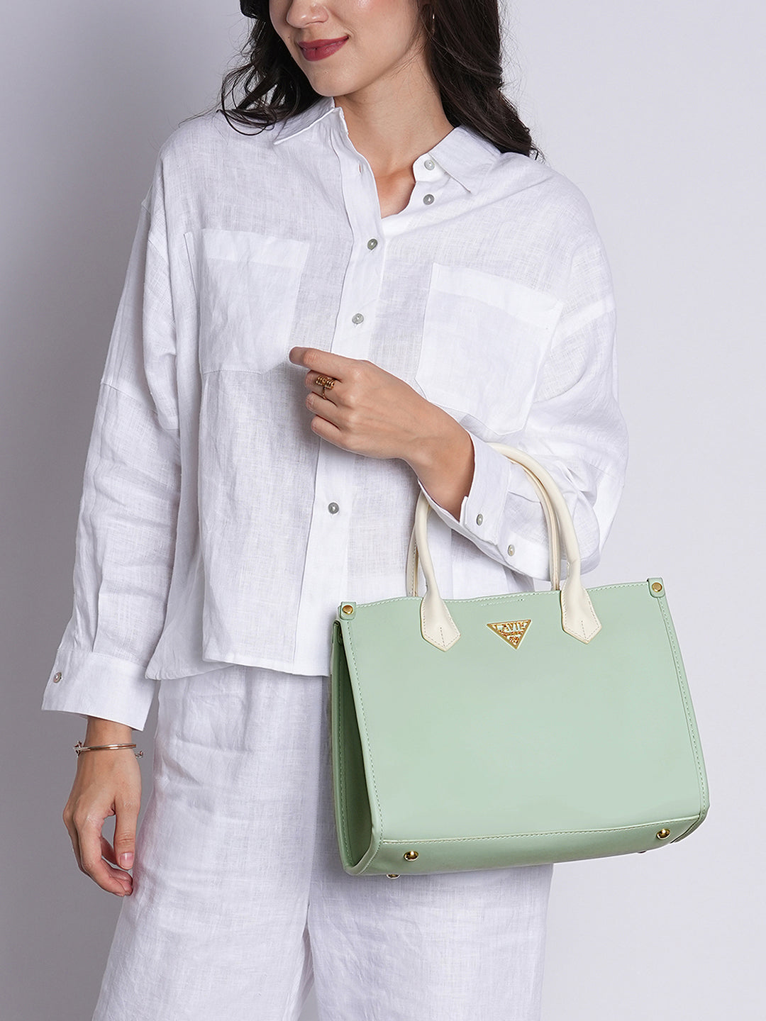 Lancaster 3 Compartment Small Satchel Bag