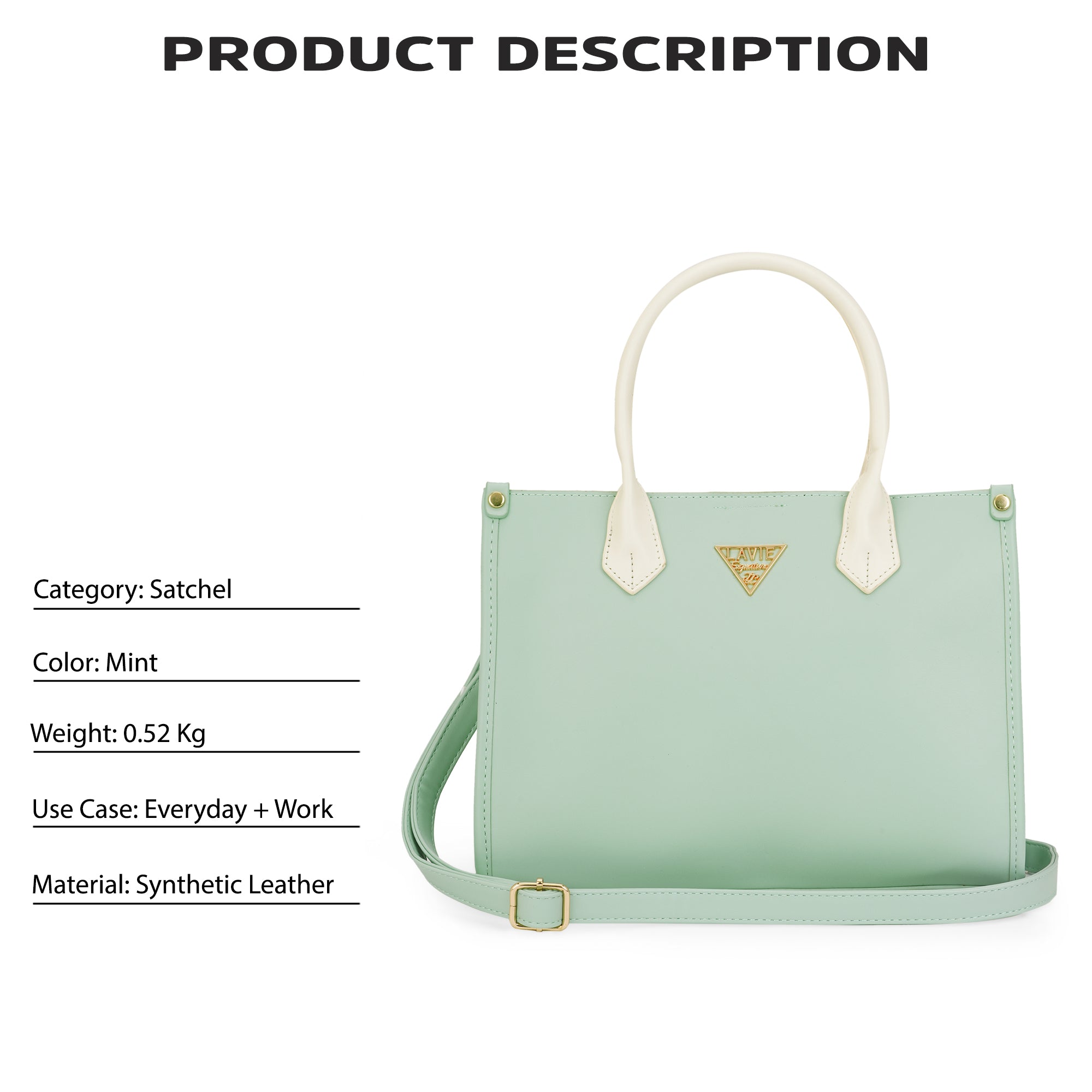 Lancaster 3 Compartment Small Satchel Bag