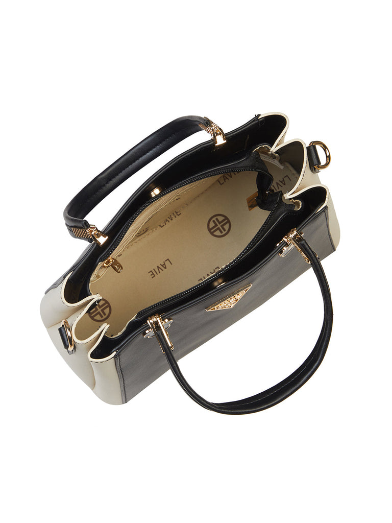 Lancaster 3 Compartment Small Satchel Bag