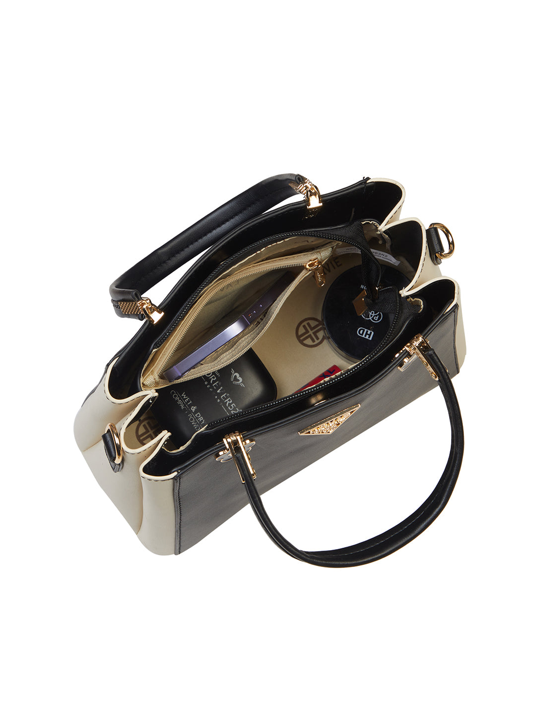 Lancaster 3 Compartment Small Satchel Bag