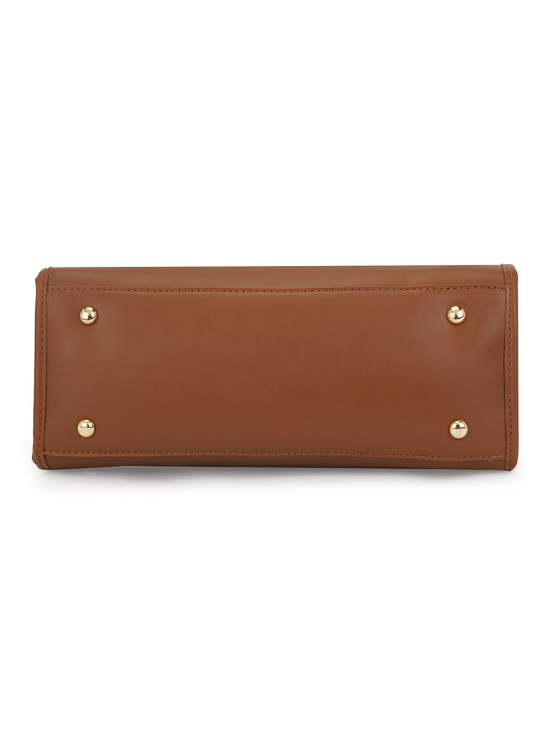 Lancaster 3 Compartment Small Satchel Bag