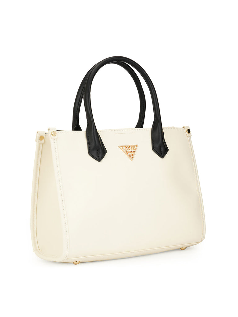 Trinidad 3 Compartment Box Medium Satchel Bag