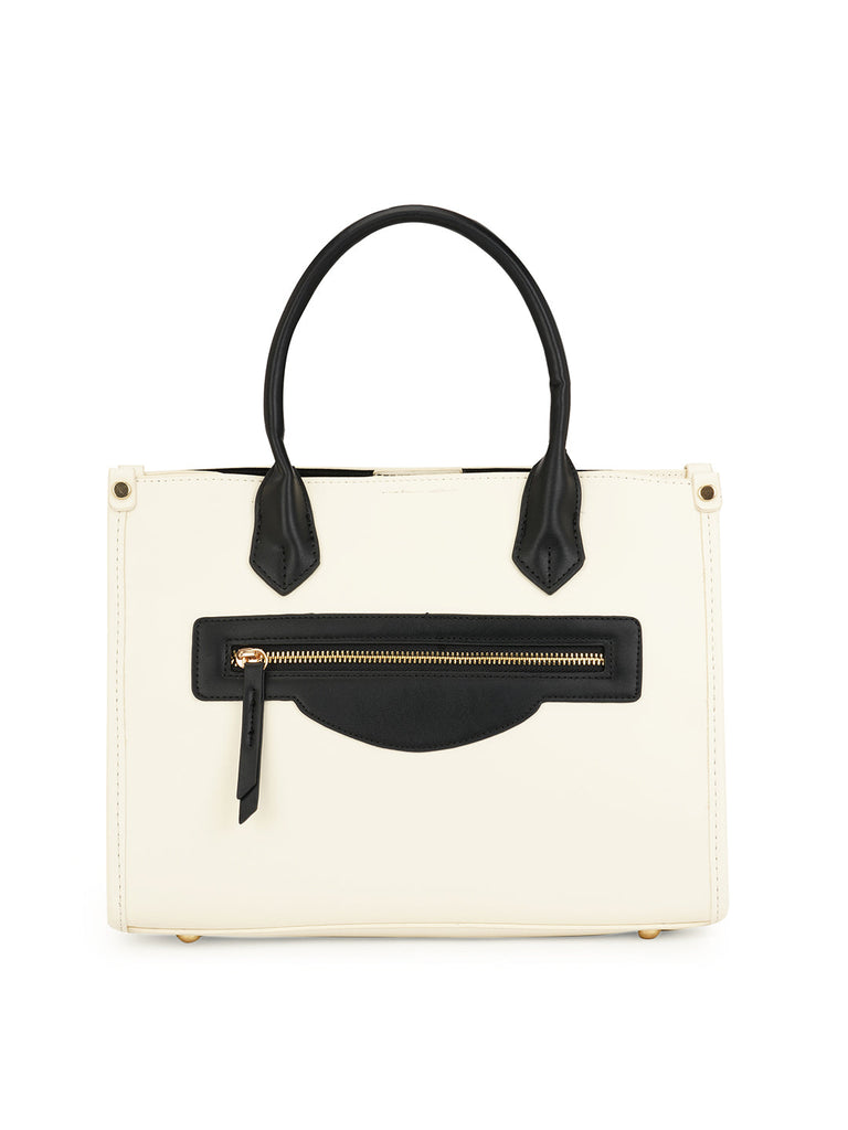 Trinidad 3 Compartment Box Medium Satchel Bag